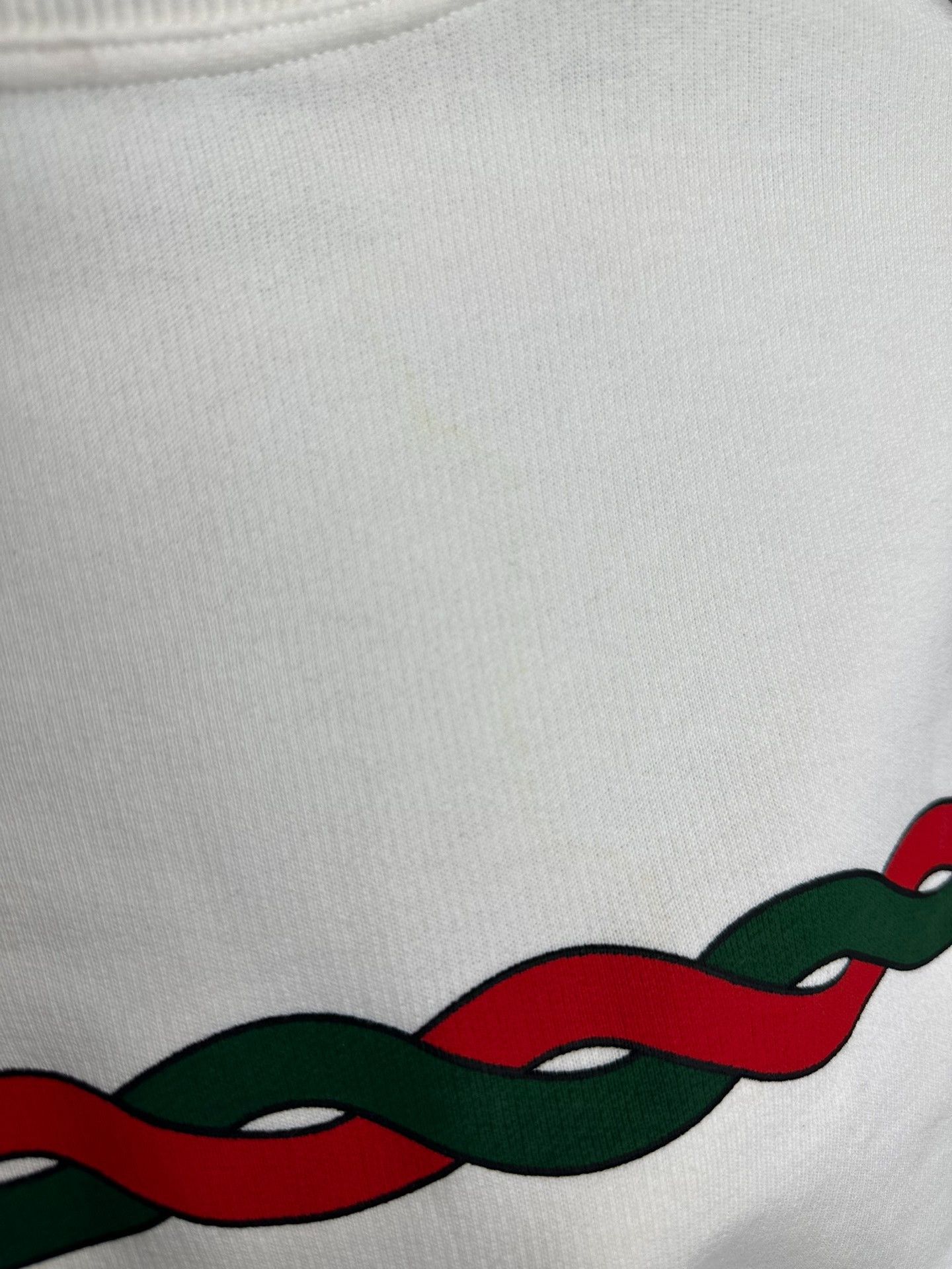 Gucci Gucci new red and green chain logo pullover sweatshirt Size US S / EU 44-46 / 1 - 7 Thumbnail
