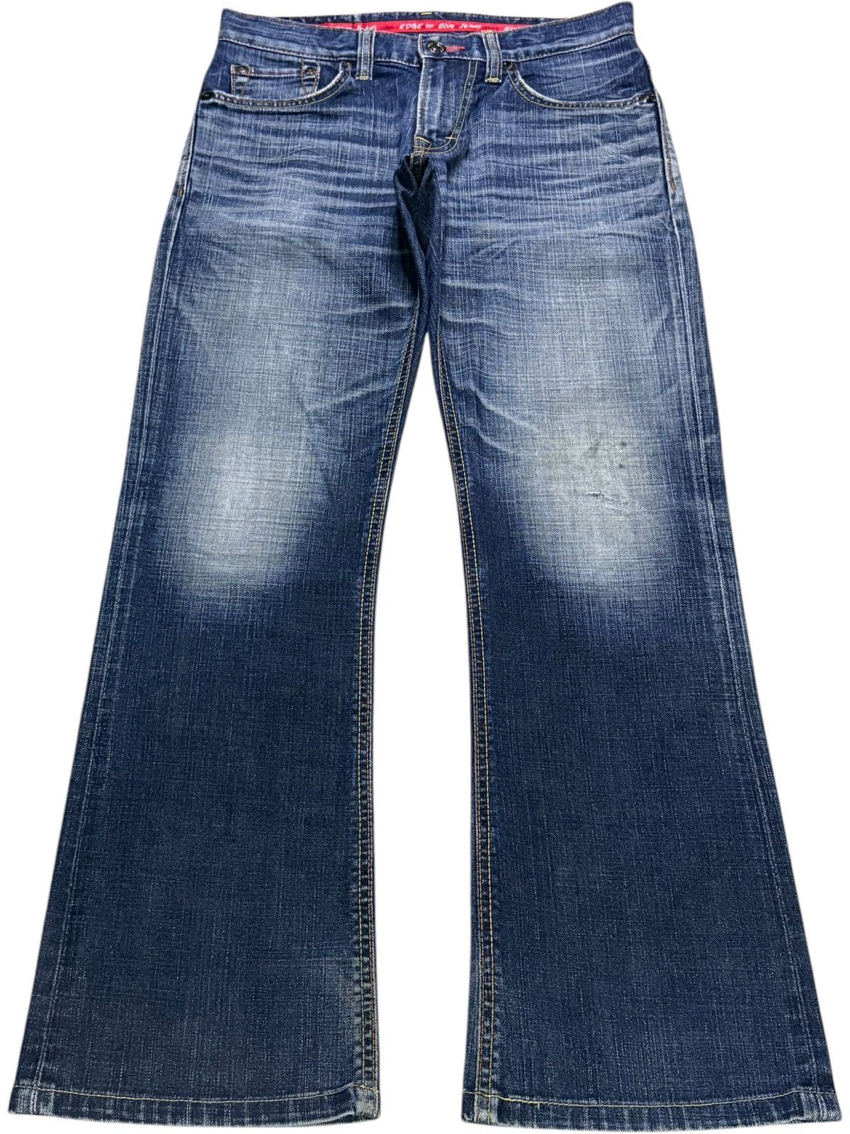 Edwin × Japanese Brand Vintage Japanese Edwin Faded Mud Wash Bootcut Jeans Size US 32 / EU 48 - 1 Thumbnail