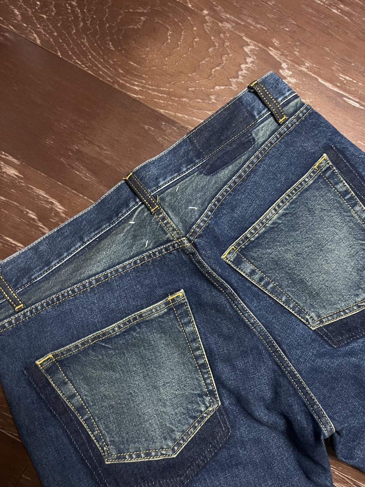 Maison Margiela Maison Margiela Two Tone Stacked Denim Size US 33 - 6 Thumbnail