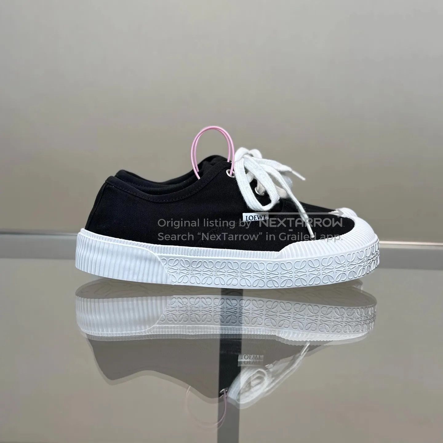 Loewe Loewe erra Vulca Black and white Panda Big Head shoes| Size US 6.5 / IT 36.5 - 3 Thumbnail