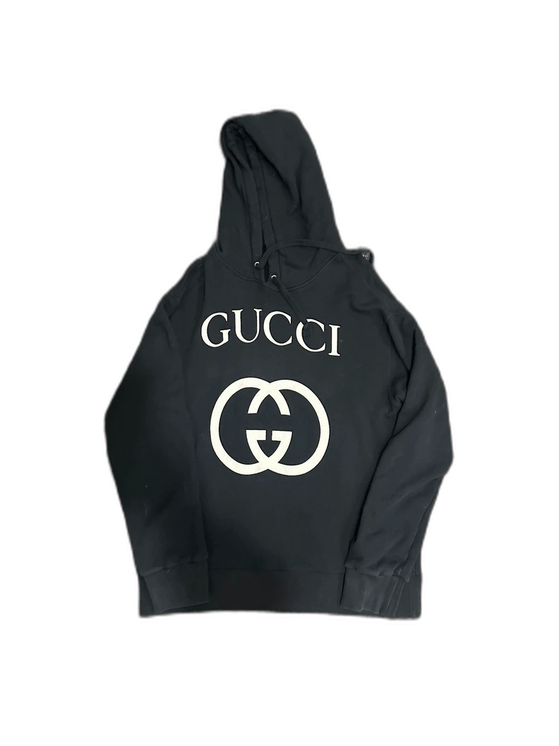 Gucci Gucci Black Classic Double G Hoodie Size US XL / EU 56 / 4 - 1 Thumbnail