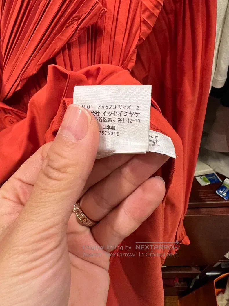 Issey Miyake Issey Miyake Pumpkin Orange Trench Coat Size M / US 6-8 / IT 42-44 - 5 Thumbnail