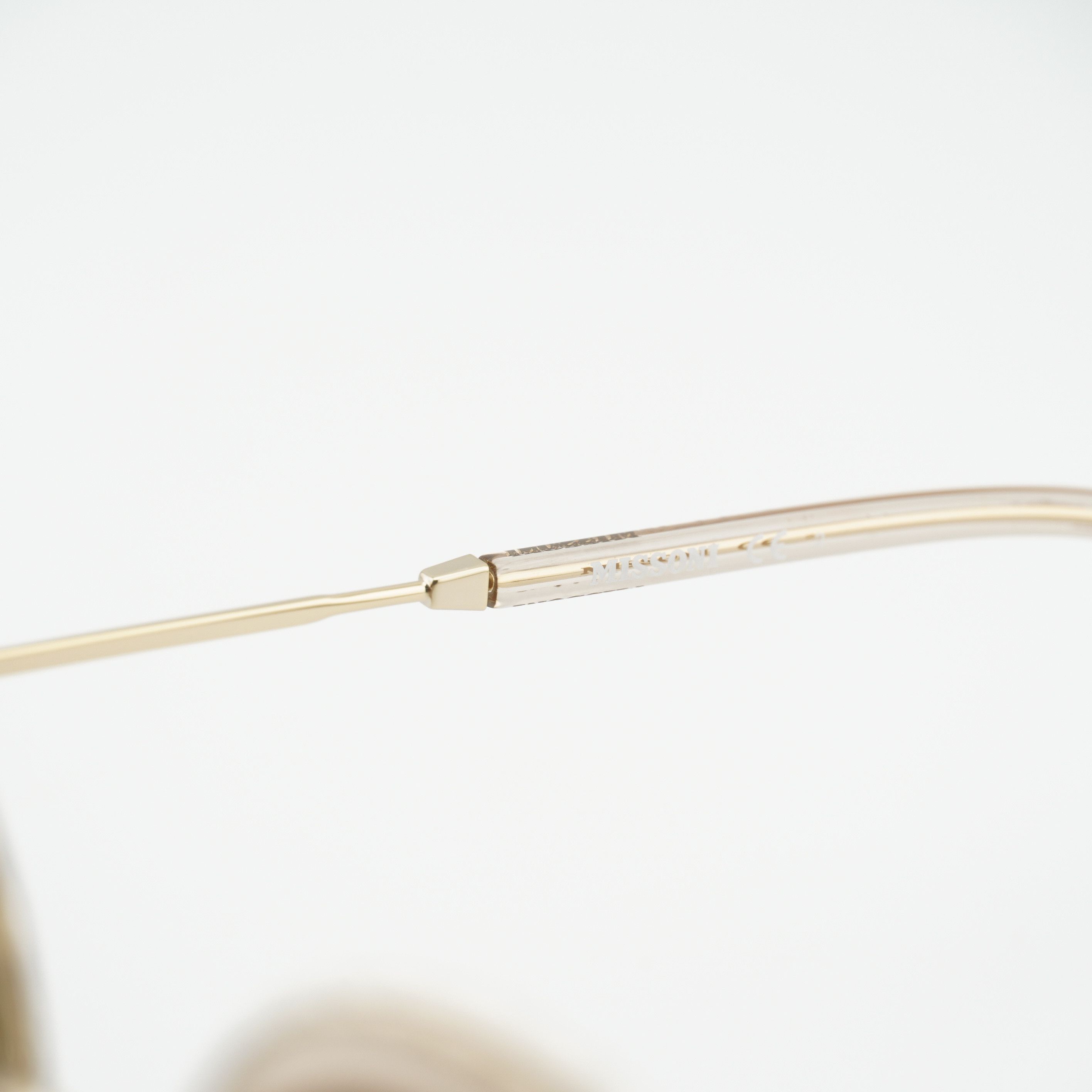 Missoni Missoni MIS 0033/S 05BD HA Sunglasses Gold/Sand Round Frame Size ONE SIZE - 4 Thumbnail