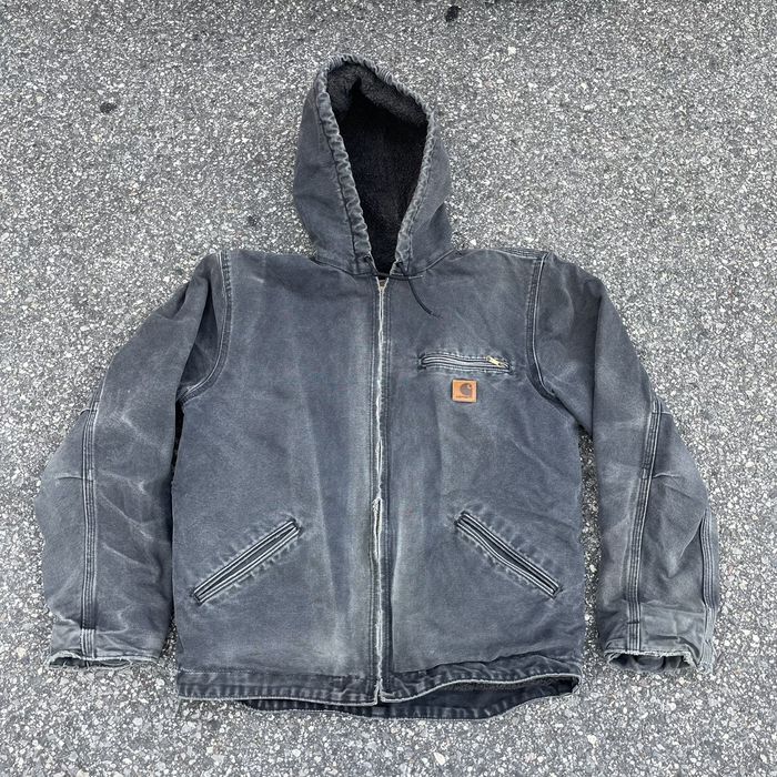 Vintage Crazy Vintage Faded Carhartt Distressed workwear Jacket | Grailed