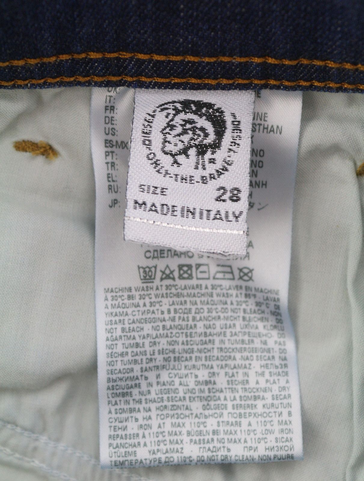 Diesel TEPPHAR 084TX W28/L32 Blue Faded Skinny Jeans 89067 Size US 28 / EU 44 - 7 Thumbnail
