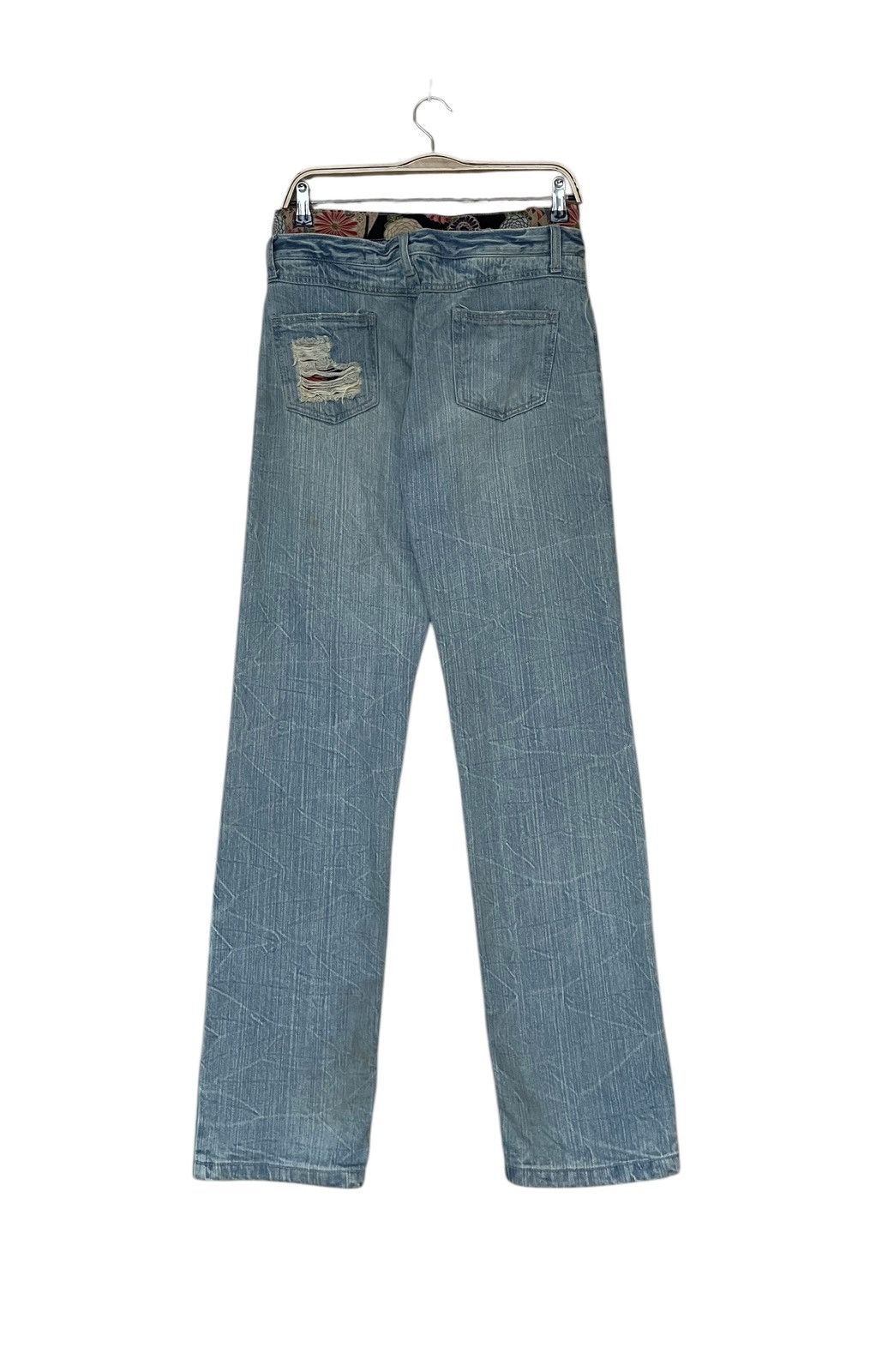14th Addiction × Japanese Brand Vintage Japanese Brand Sukajan Distressed Jeans 2000s Size US 29 - 2 Thumbnail