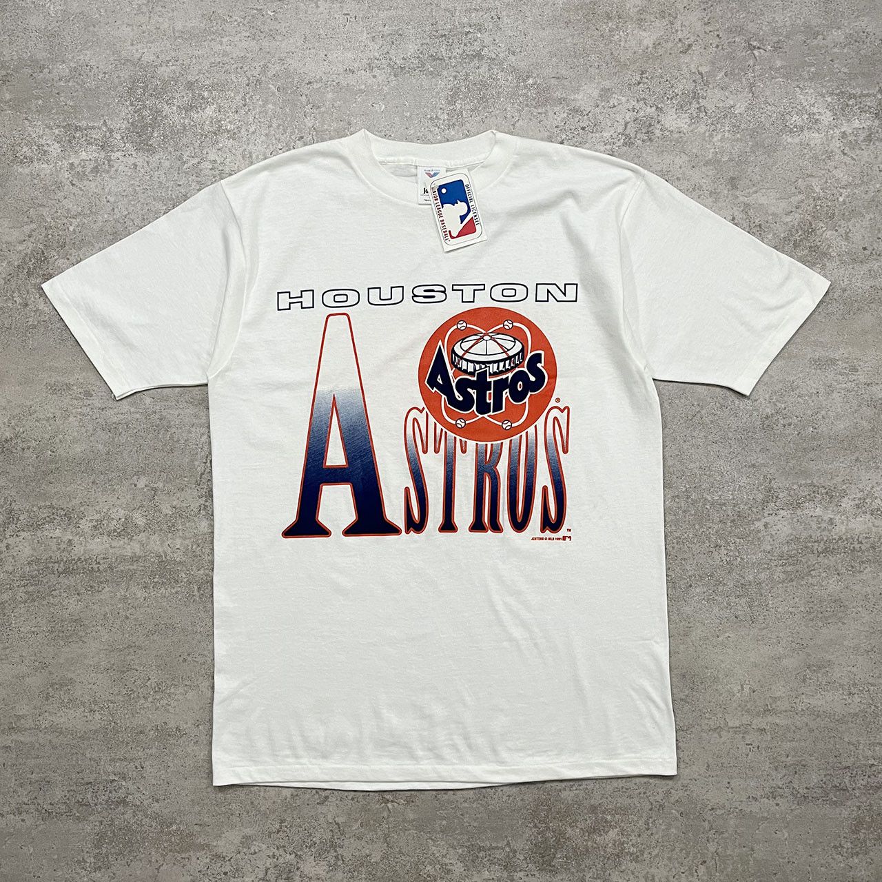 MLB × Vintage DEADSTOCK 90s MLB HOUSTON ASTROS 1991 JOSTENS T-SHIRT Size US L / EU 52-54 / 3 - 1 Thumbnail