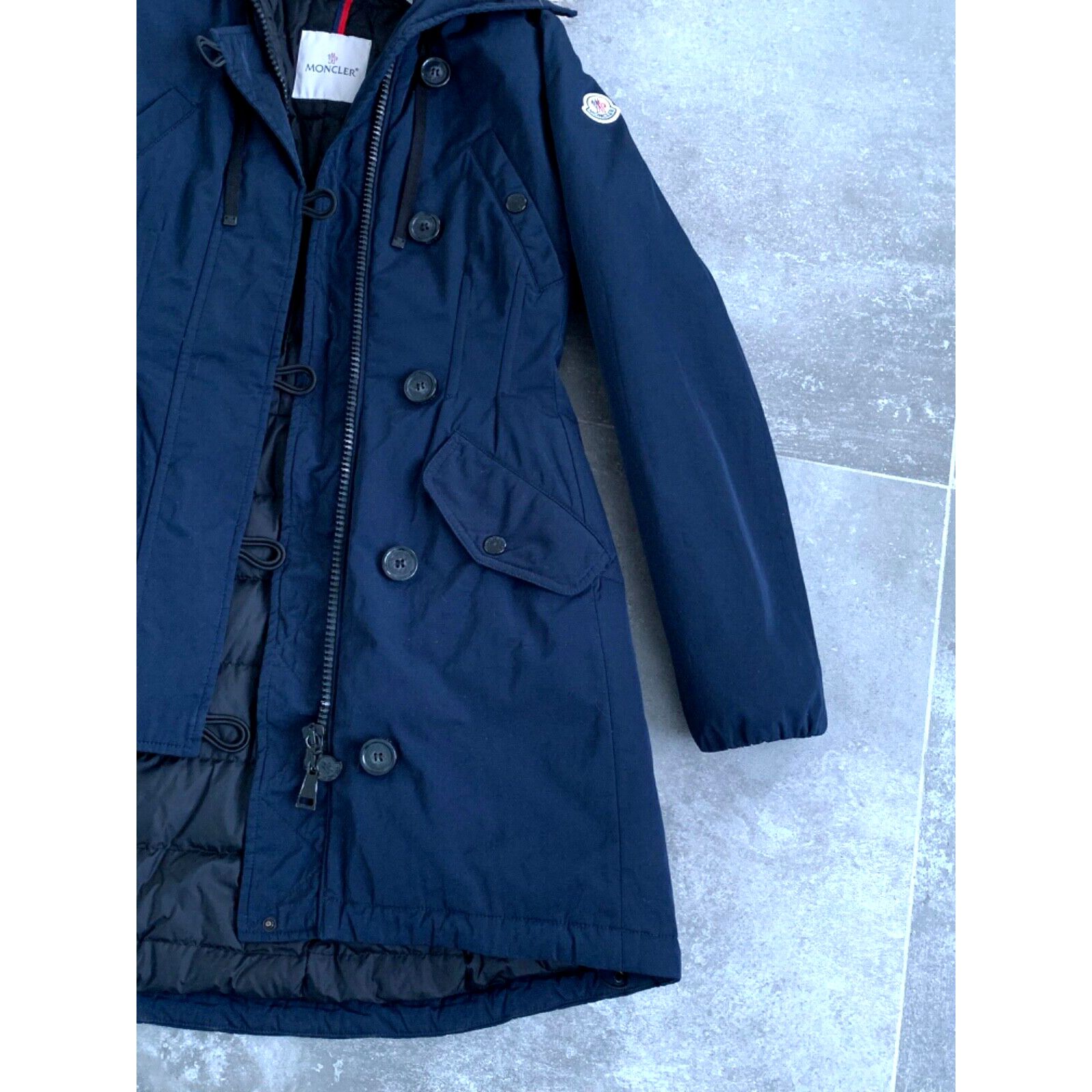 Moncler Women's MONCLER AREDHEL Down Parka Real Fur Coat SZ 2 S - M Size S / US 4 / IT 40 - 12 Thumbnail