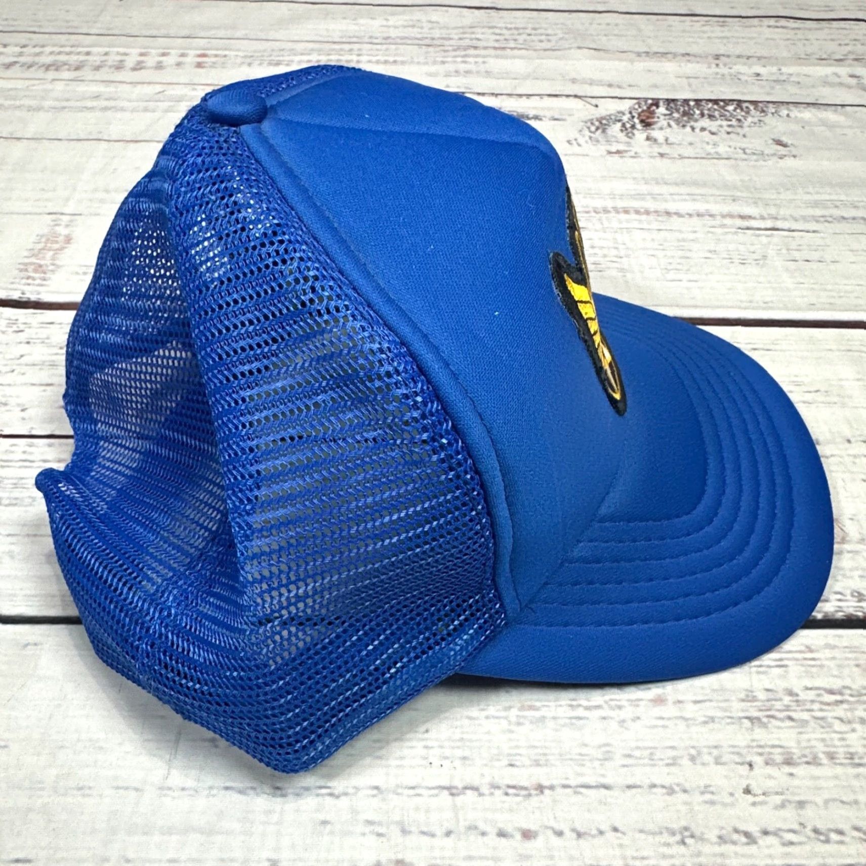 Vintage VINTAGE AFA Air Force Academy Trucker Hat Size M/L Blue Ball Cap Snapback Men's Size ONE SIZE - 4 Thumbnail