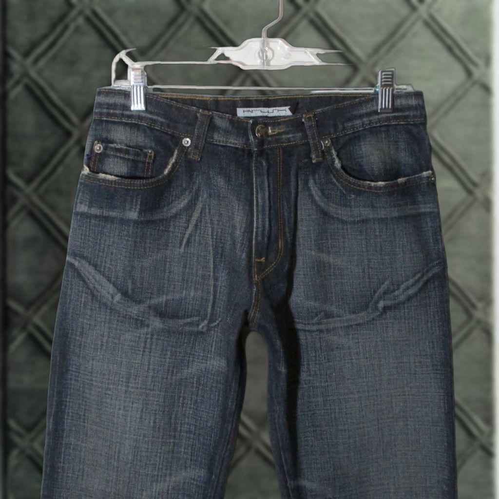Vintage VINTAGE Krush Jeans 30W 32L Denim Blue Straight Fit Men’s Regular 100% Cotton Belt Loops 5-Pocket Size US 30 / EU 46 - 1 Thumbnail