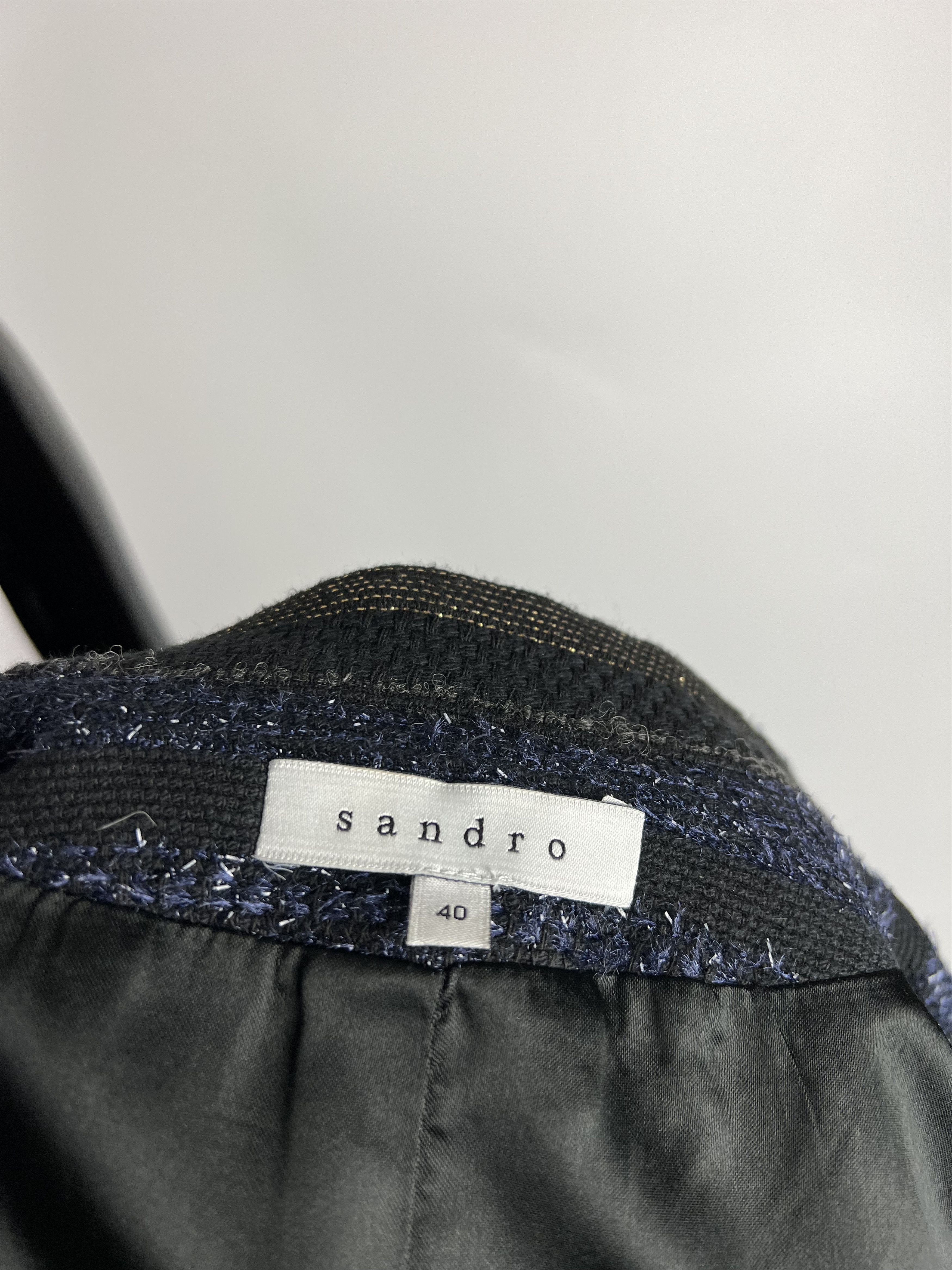 Sandro Sandro Paris Women's Striped Blazer Jacket Size 40 Size S / US 4 / IT 40 - 12 Thumbnail