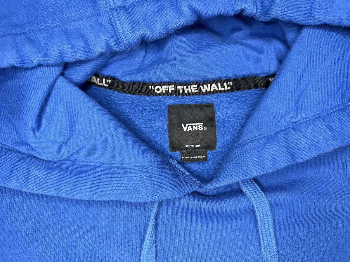 Vans Vans blue hoodie with embroidered white logo Size US M / EU 48-50 / 2 - 2 Thumbnail