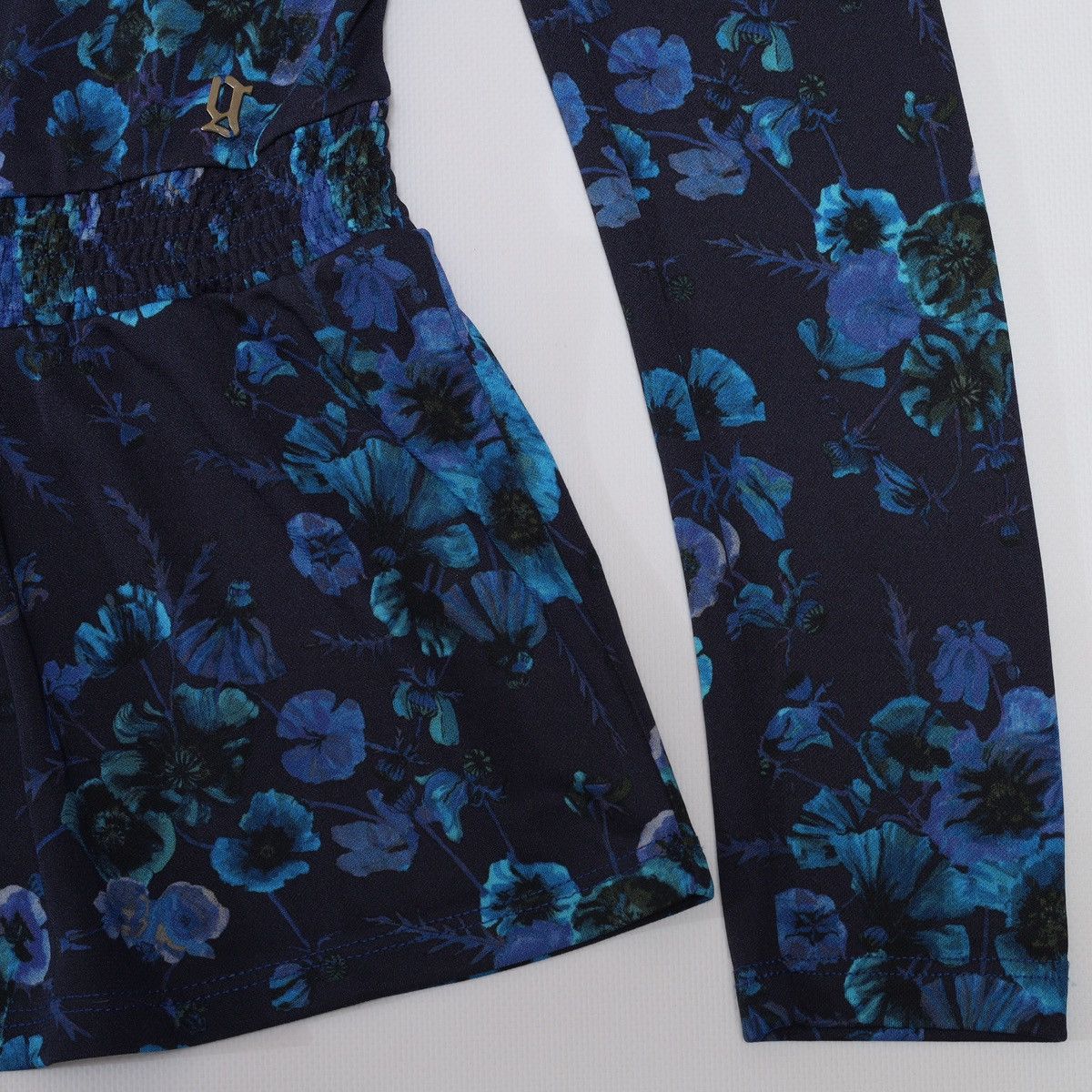 John Galliano Galliano Floral Print Flower Blue Top Longsleeve Blouse Size S / US 4 / IT 40 - 4 Thumbnail