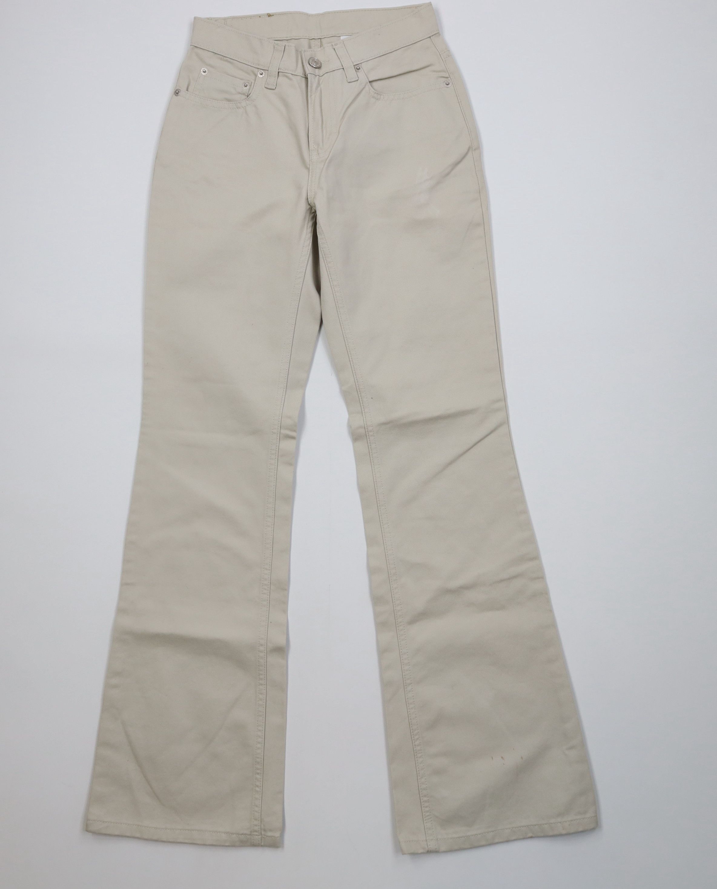 Vintage Deadstock Vintage 90s Streetwear Low Rise Flared Pants Size 24" / US 00 / IT 34 - 1 Thumbnail