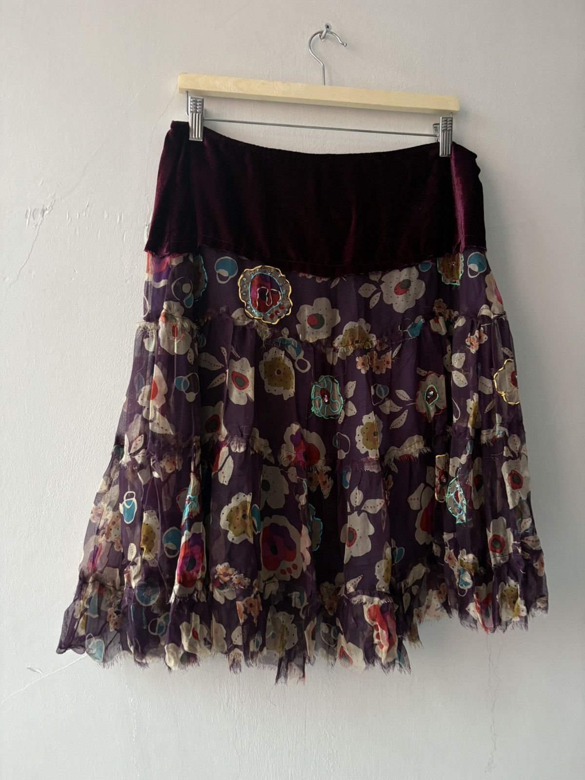 Vintage Park Bravo silk skirt Size 28" / US 6 / IT 42 - 4 Thumbnail