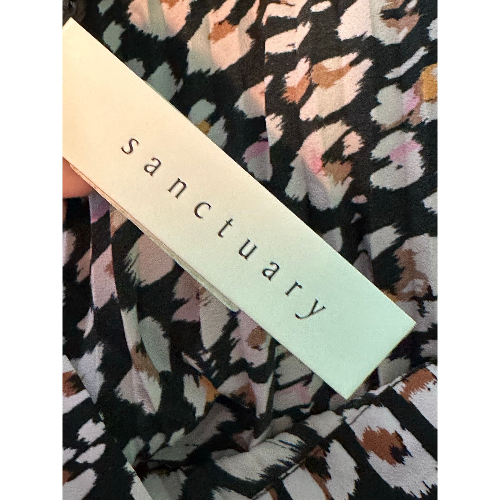 Sanctuary Sanctuary black cream floral pleated midi skirt size large Size 30" / US 8 / IT 44 - 6 Thumbnail