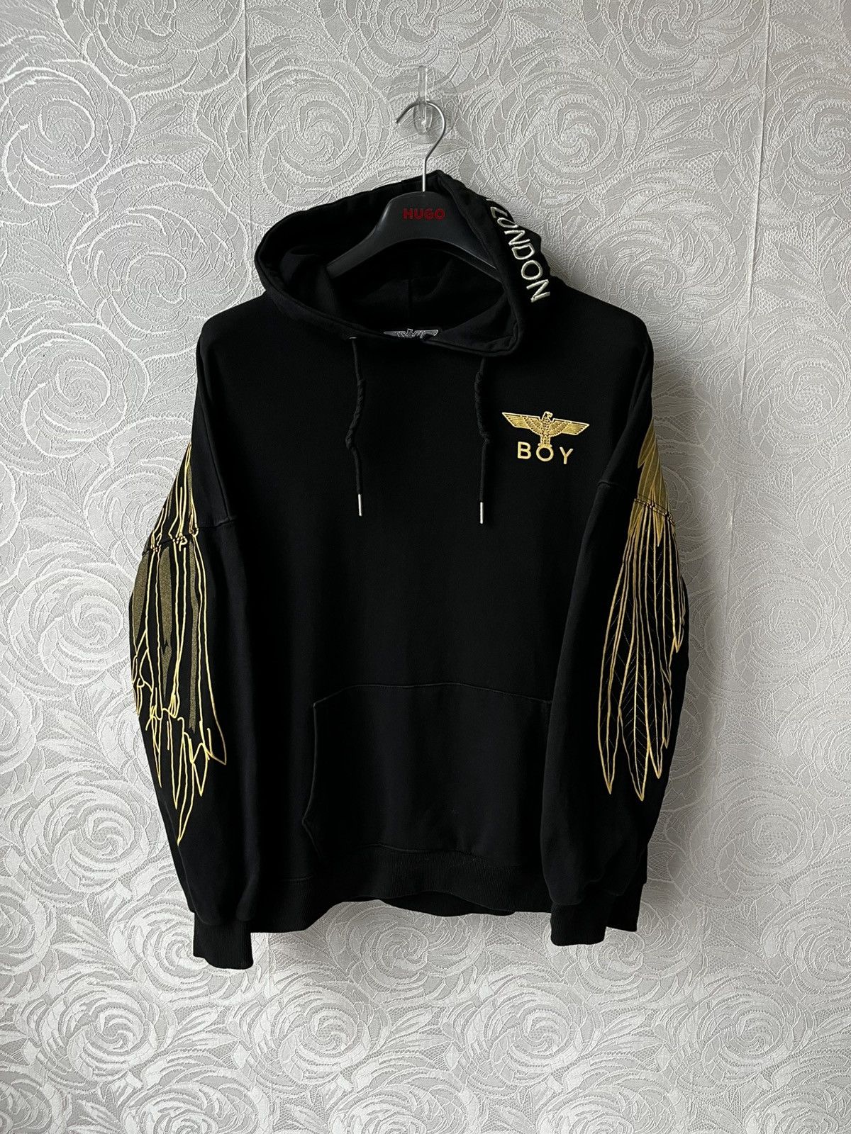 Boy London Boy London Angel Wings Black Hoodie Pullover Size L Mens Y2K Size US L / EU 52-54 / 3 - 4 Thumbnail