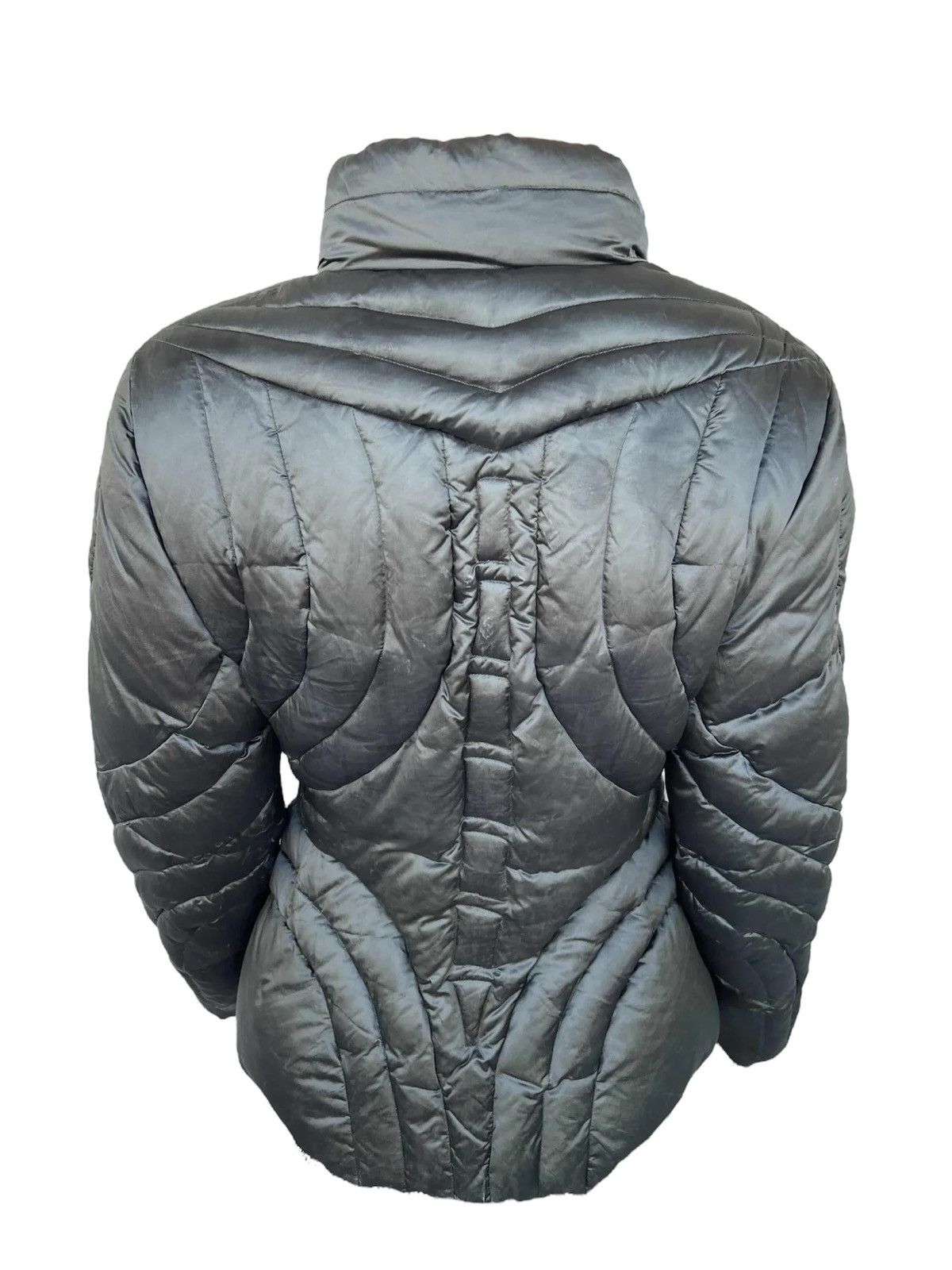Mugler Thierry Mugler Vntg Panel Seams Shaped Quilting Down Jacket Size M / US 6-8 / IT 42-44 - 11 Thumbnail