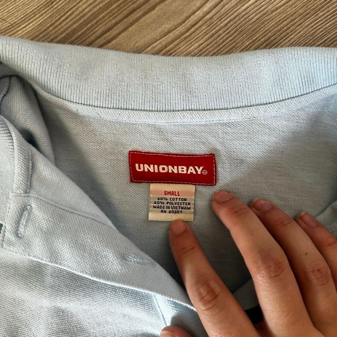 UNIONBAY unionbay light blue knit polo Size S / US 4 / IT 40 - 3 Thumbnail