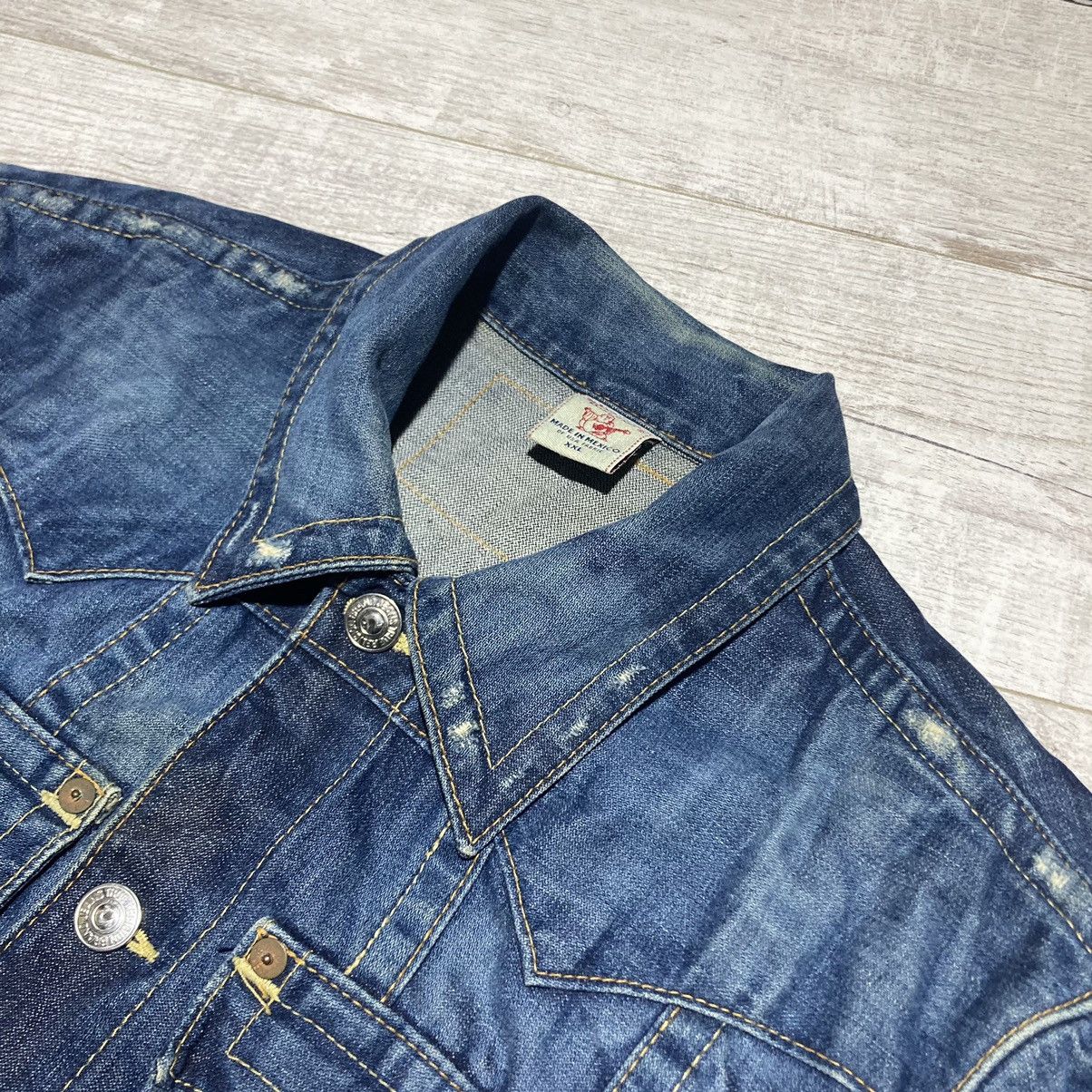 True Religion True Religion Jimmy Super Distressed Denim Jeans Jacket Size US XL / EU 56 / 4 - 11 Thumbnail