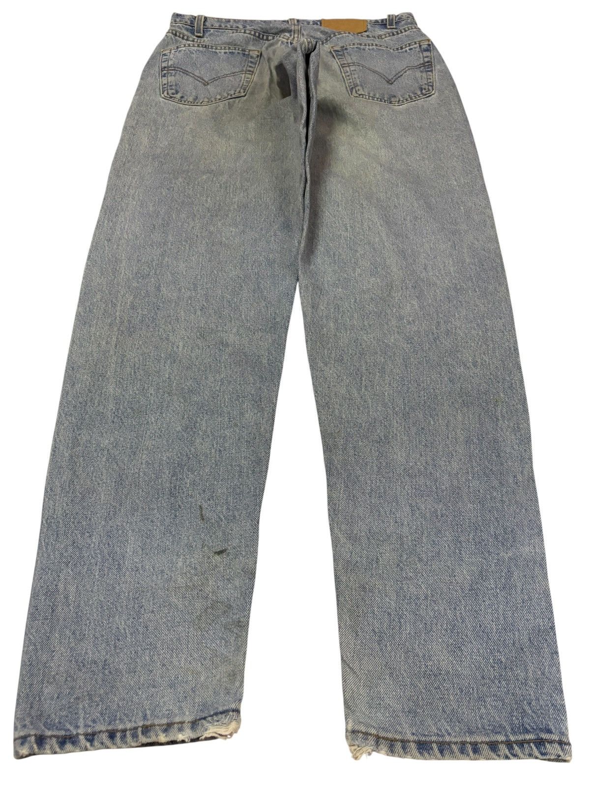 Levi's Vtg Levi’s 90s 505 Custom Grunge Destroyed Jeans Size US 34 / EU 50 - 2 Thumbnail