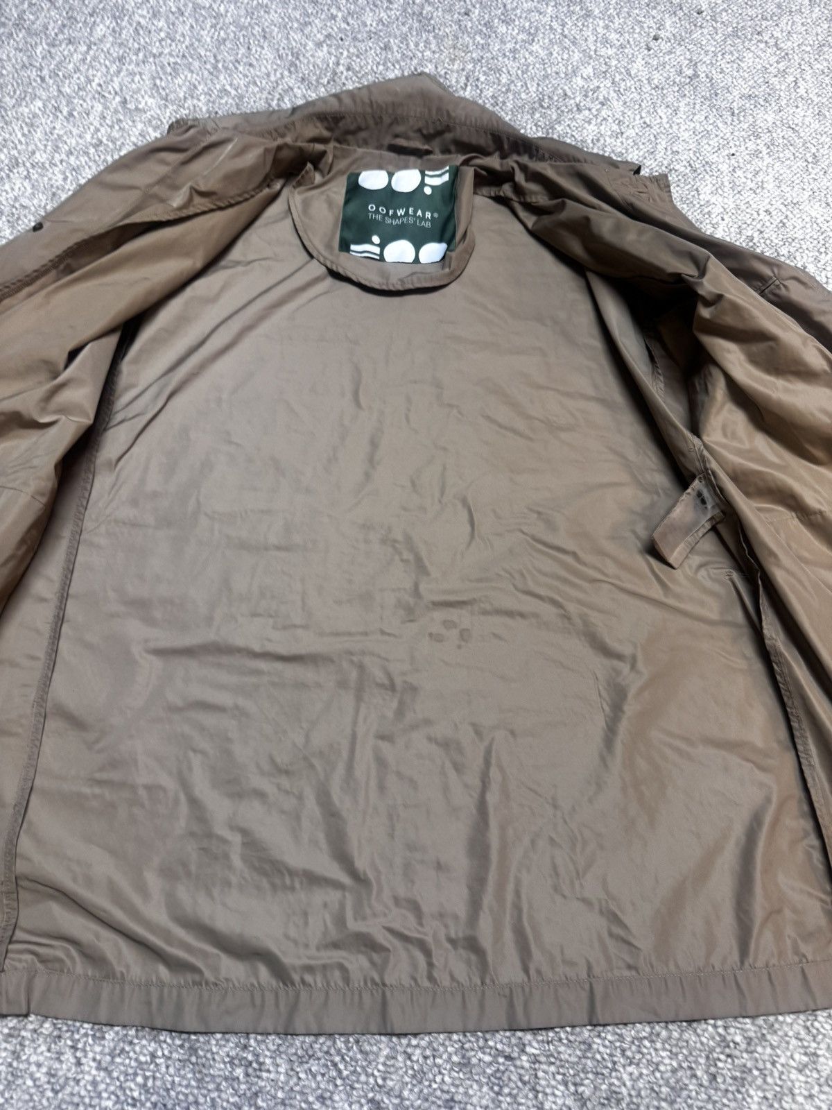OOF Wear OOFWEAR Lightweight Trench Jacket L – Italian Outerwear Size US L / EU 52-54 / 3 - 8 Thumbnail