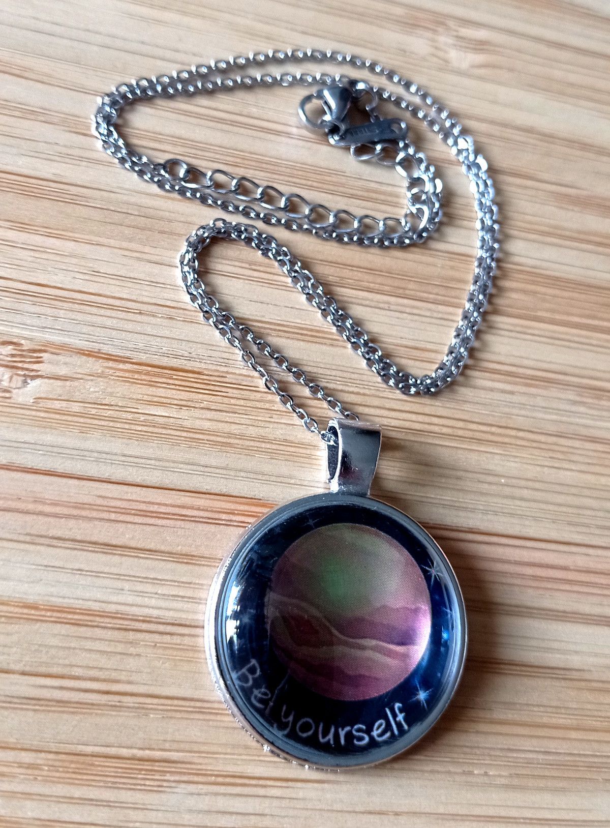 Hysteric Glamour × Japanese Brand × Vintage Punk Tiny Planet Mars Stainless Steel Silver Necklace Unique Size ONE SIZE - 1 Thumbnail