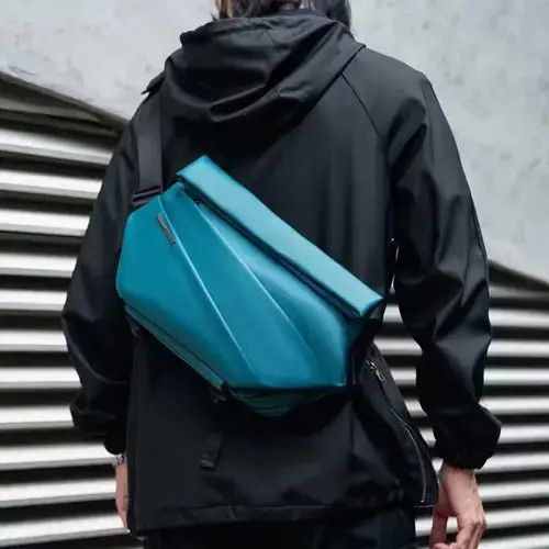 High Sport x Tee Shirt Fashion Solid Men's Crossbody Bag