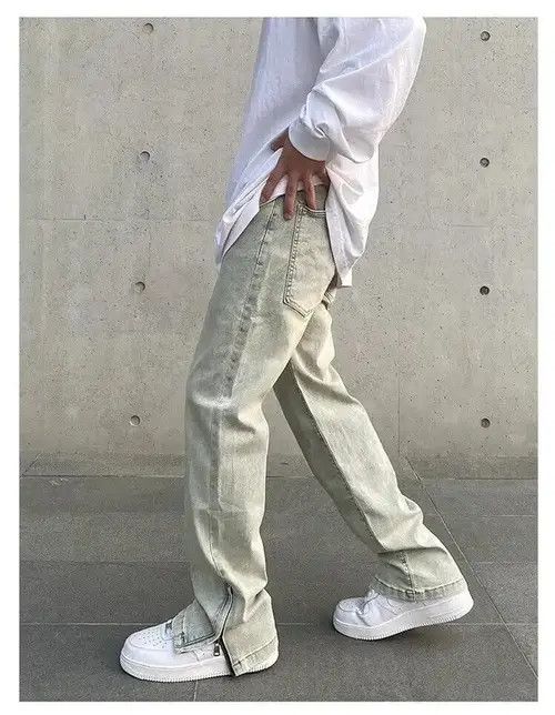 Other Y2K Men Distressed Skinny Jeans Size US 32 / EU 48 - 3 Thumbnail