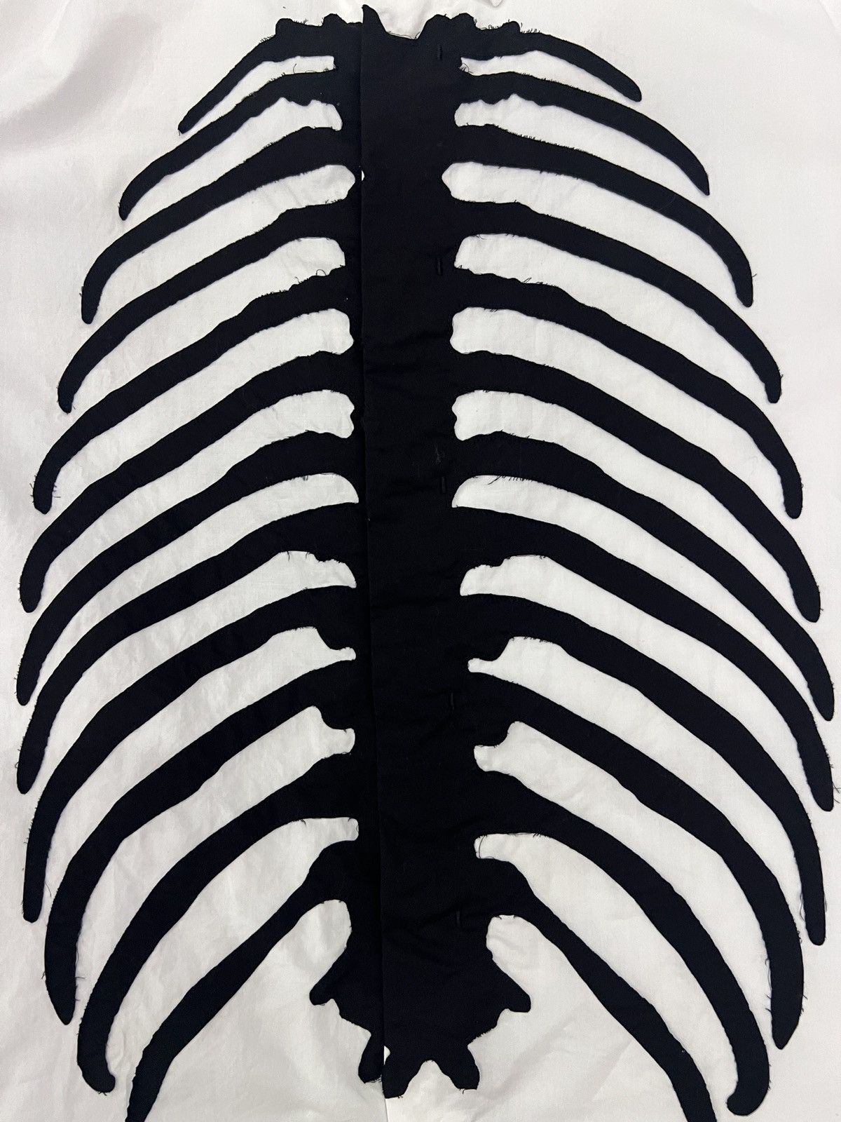 Undercover Undercover AW13 Skeleton Rib Patch Shirt Size US S / EU 44-46 / 1 - 7 Thumbnail