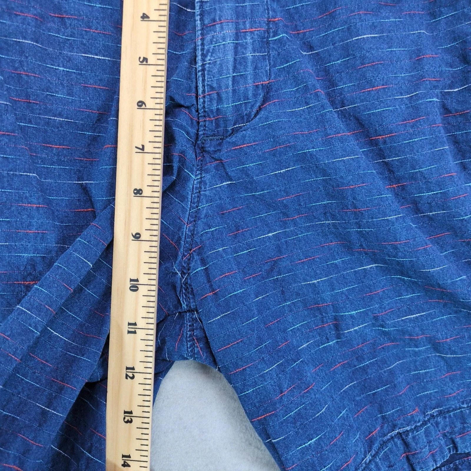 Hollister Hollister Beach Prep Fit Blue Multi Shorts Men's 30x7" Size US 30 / EU 46 - 7 Thumbnail