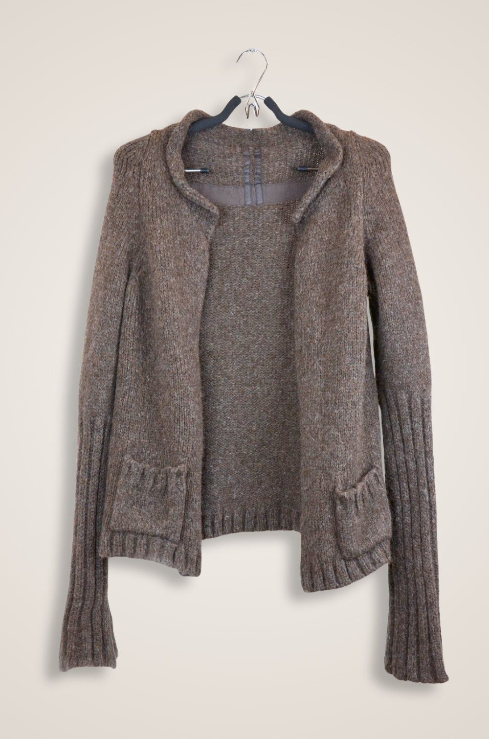 Rick Owens Rick Owens Draped Alpaca Wool Knit Cardigan XS Size XS / US 0-2 / IT 36-38 - 1 Thumbnail