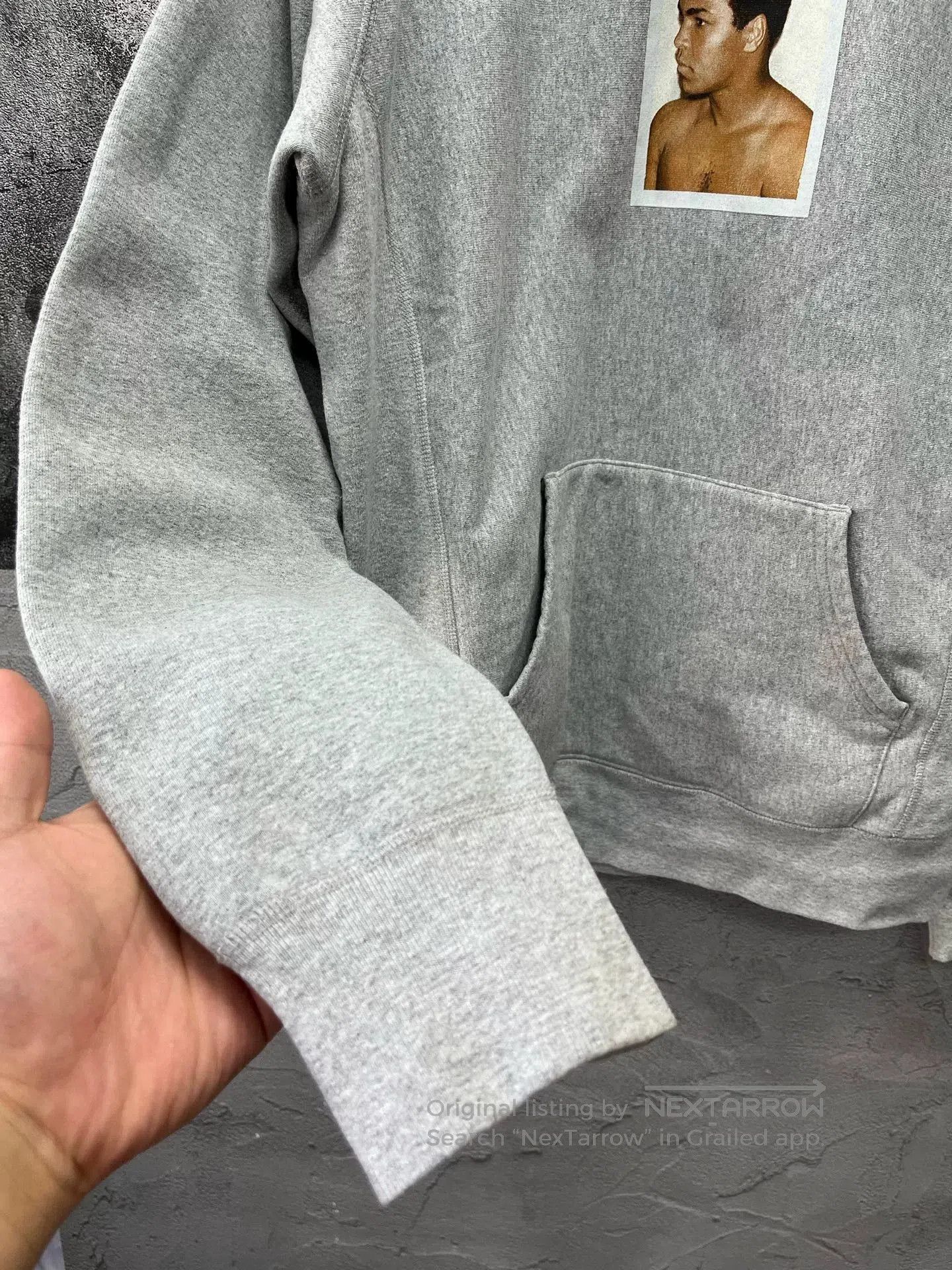 Supreme supreme ali hoodie in gray color. Size US M / EU 48-50 / 2 - 4 Thumbnail