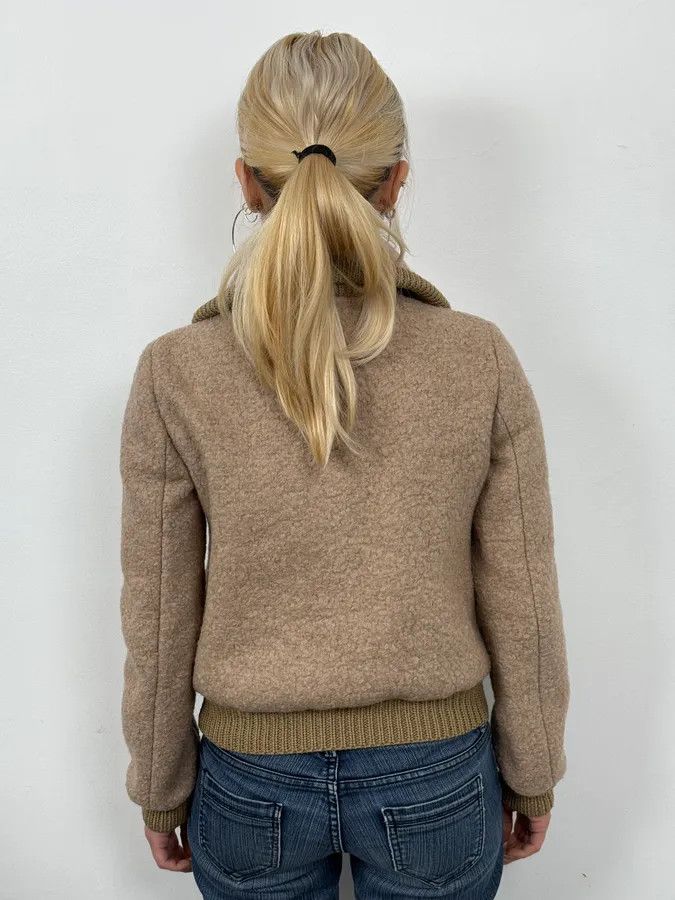 Prada AW2010 Prada Beige Wool Cardigan Jacket Size S / US 4 / IT 40 - 3 Thumbnail