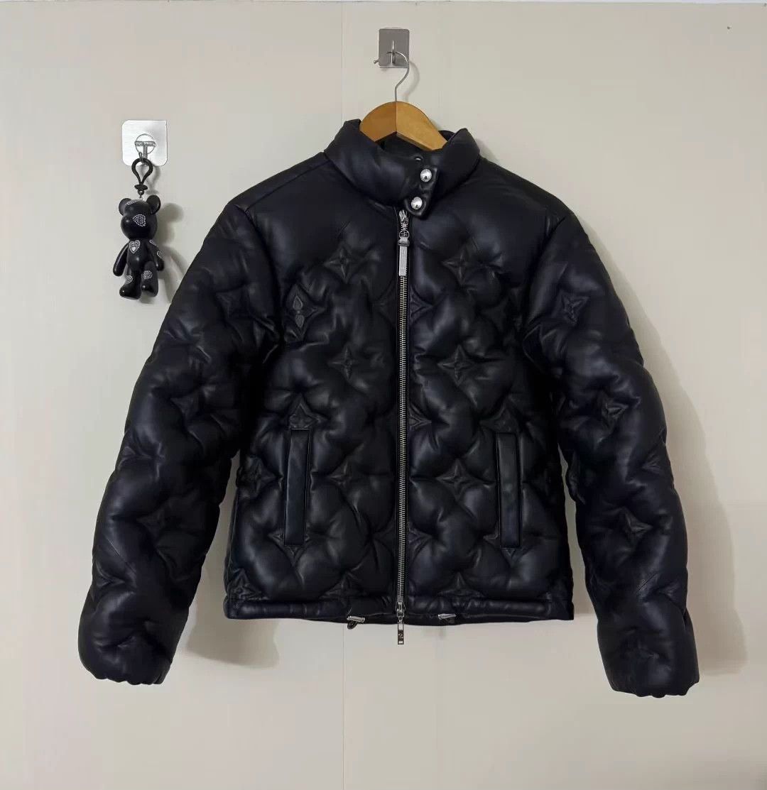 Louis Vuitton Louis Vuitton lambskin embossed down jacket Size S / US 4 / IT 40 - 1 Thumbnail