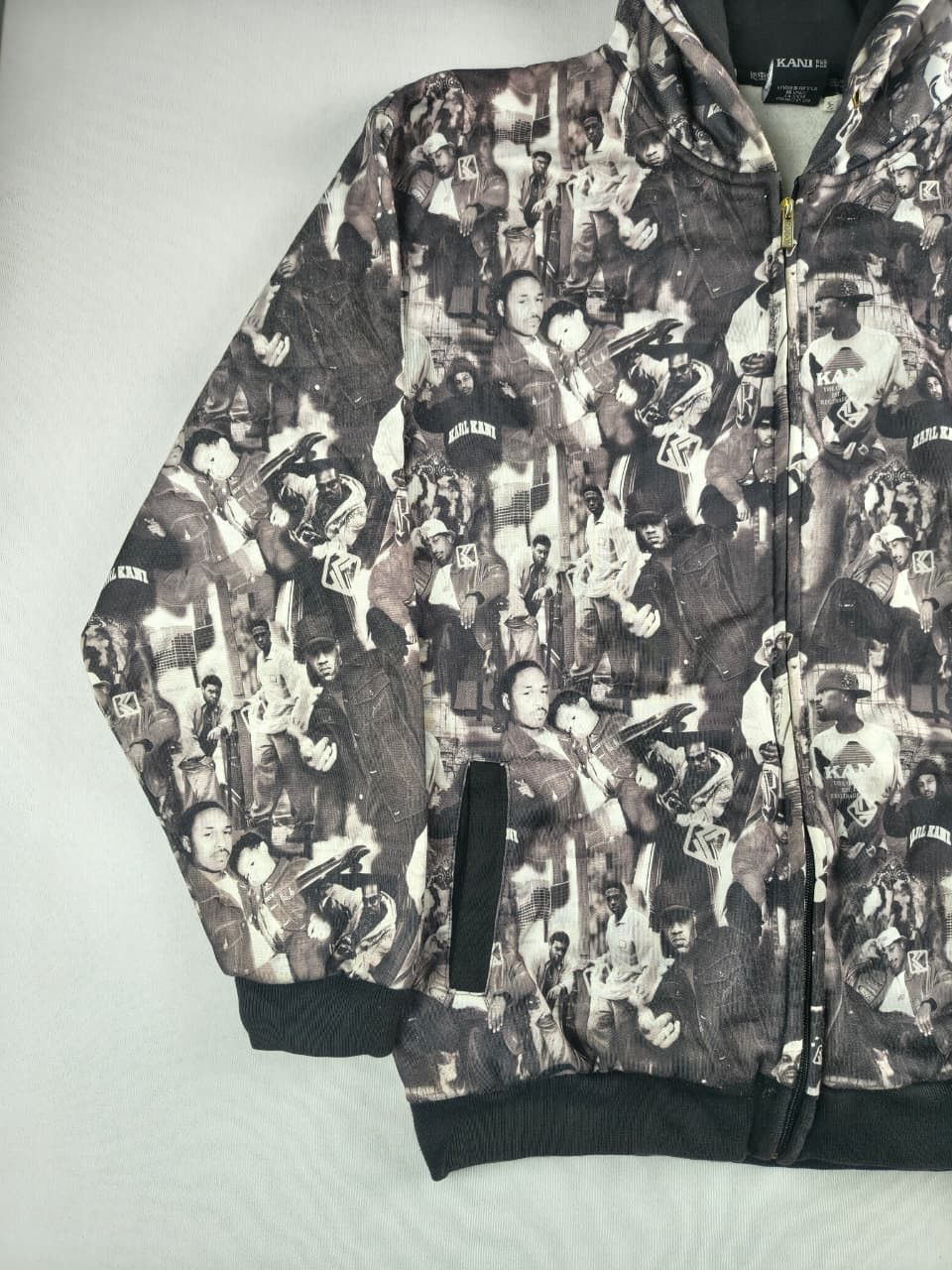 Karl Kani Karl Kani Y2K Hip Hop All Over Print Zip Up Hoodie(039) Size US L / EU 52-54 / 3 - 3 Thumbnail