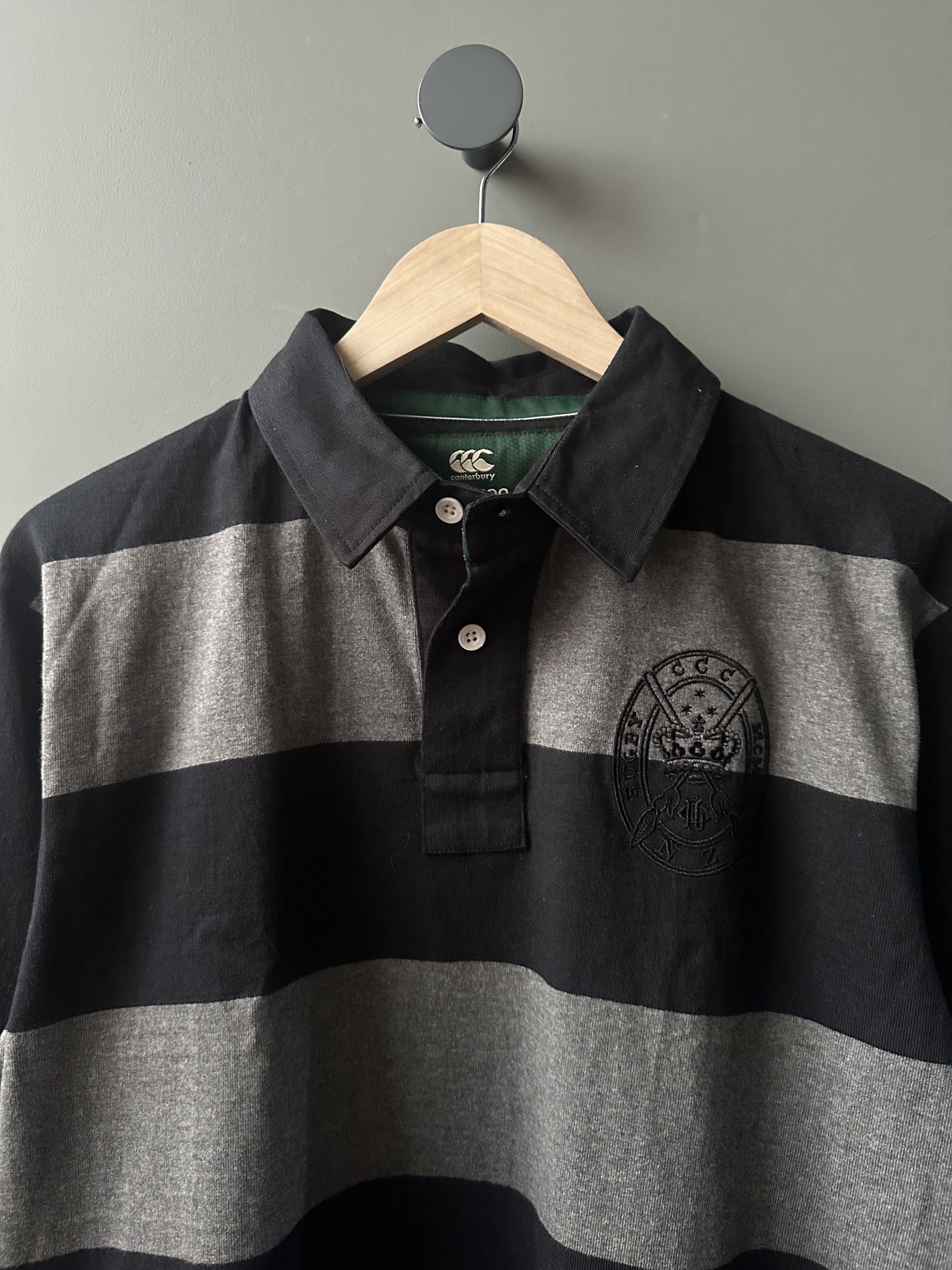 Canterbury of New Zealand Canterbury Rugby Stripped Long Polo Size L Size US L / EU 52-54 / 3 - 2 Thumbnail