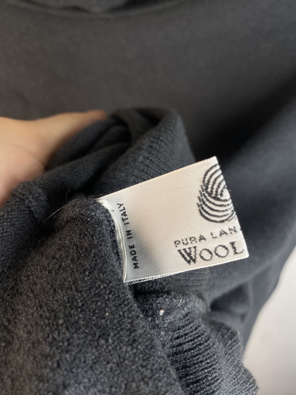Vintage × Yves Saint Laurent 90’s Wool YSL Turtleneck Grey YSL Sweater Size US S / EU 44-46 / 1 - 5 Thumbnail