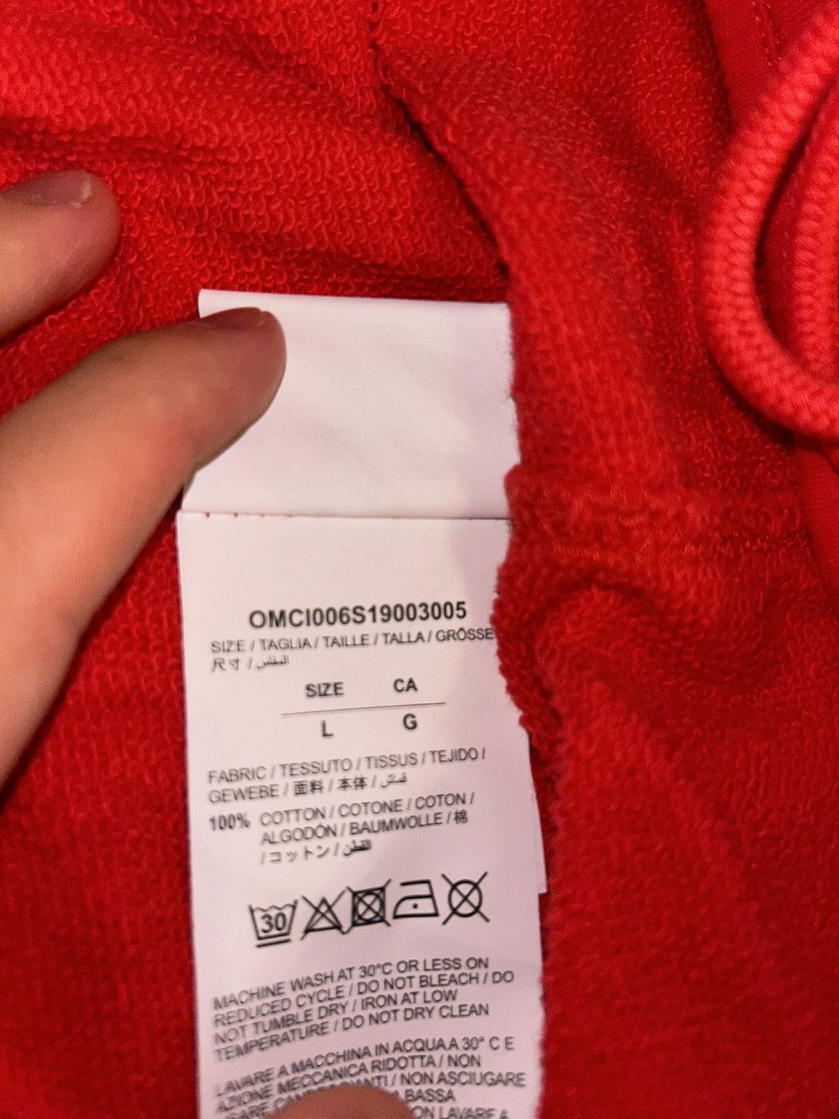 Off-White Off White Red Mona Lisa Shorts Size Large Size US 35 - 6 Thumbnail