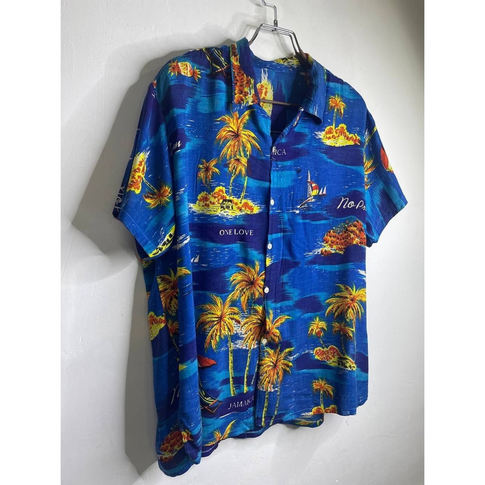 Vintage Vintage Jamaica Hawaiian Shirt Palm Tree XL Island Style Size US XL / EU 56 / 4 - 5 Thumbnail