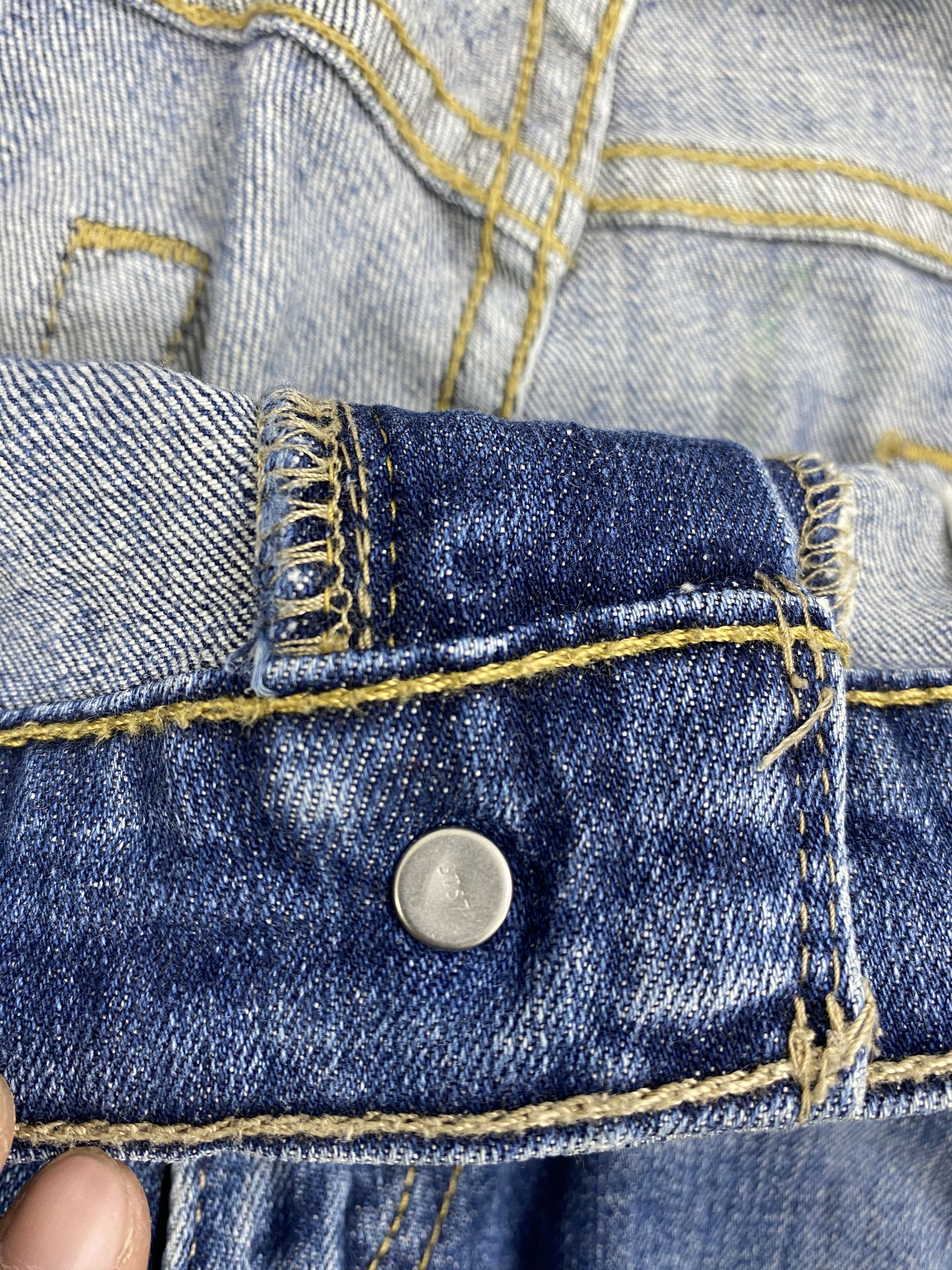 Levi's × Vintage Vintage Levi's 514 Distressed Blue Denim Jeans Size US 34 / EU 50 - 8 Thumbnail