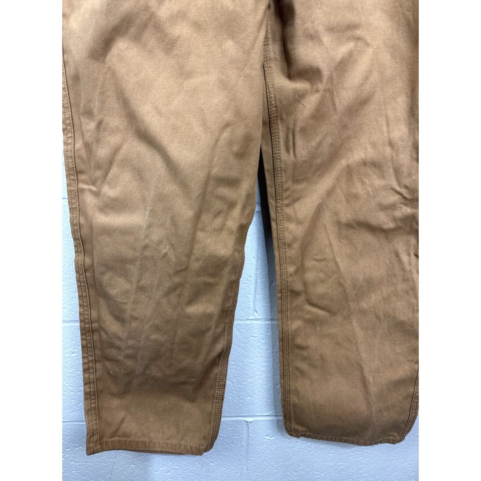 Eddie Bauer Eddie Bauer Workwear Brown Canvas Pants Relaxed Fit 38x32 Utility Men’s Size US 38 / EU 54 - 6 Thumbnail