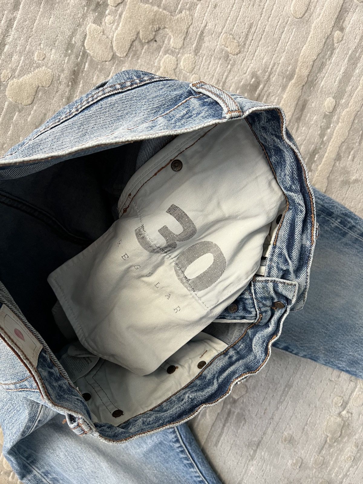 Designer × Han Kjobenhavn han Kjobenhavn jeans denim selvage streetwear pants blue Size US 30 / EU 46 - 14 Thumbnail