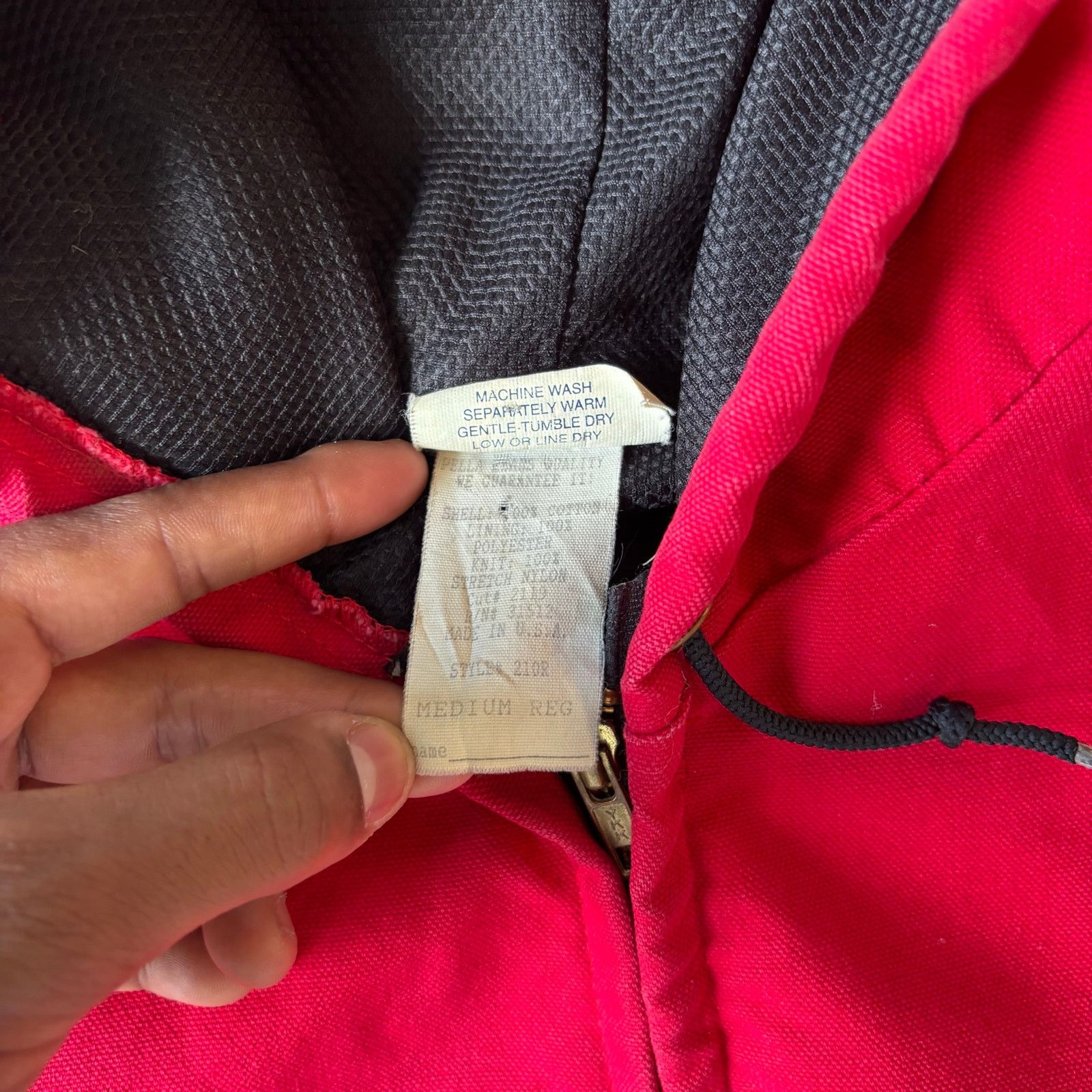 Vintage y2k vintage red carhartt style workwear jacket Size US M / EU 48-50 / 2 - 5 Thumbnail