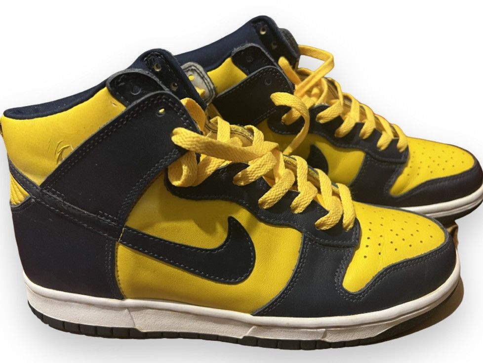 Nike Dunk High 1999 LE Midnight Navy | Varsity Maize Size US 8.5 / EU 41-42 - 1 Thumbnail
