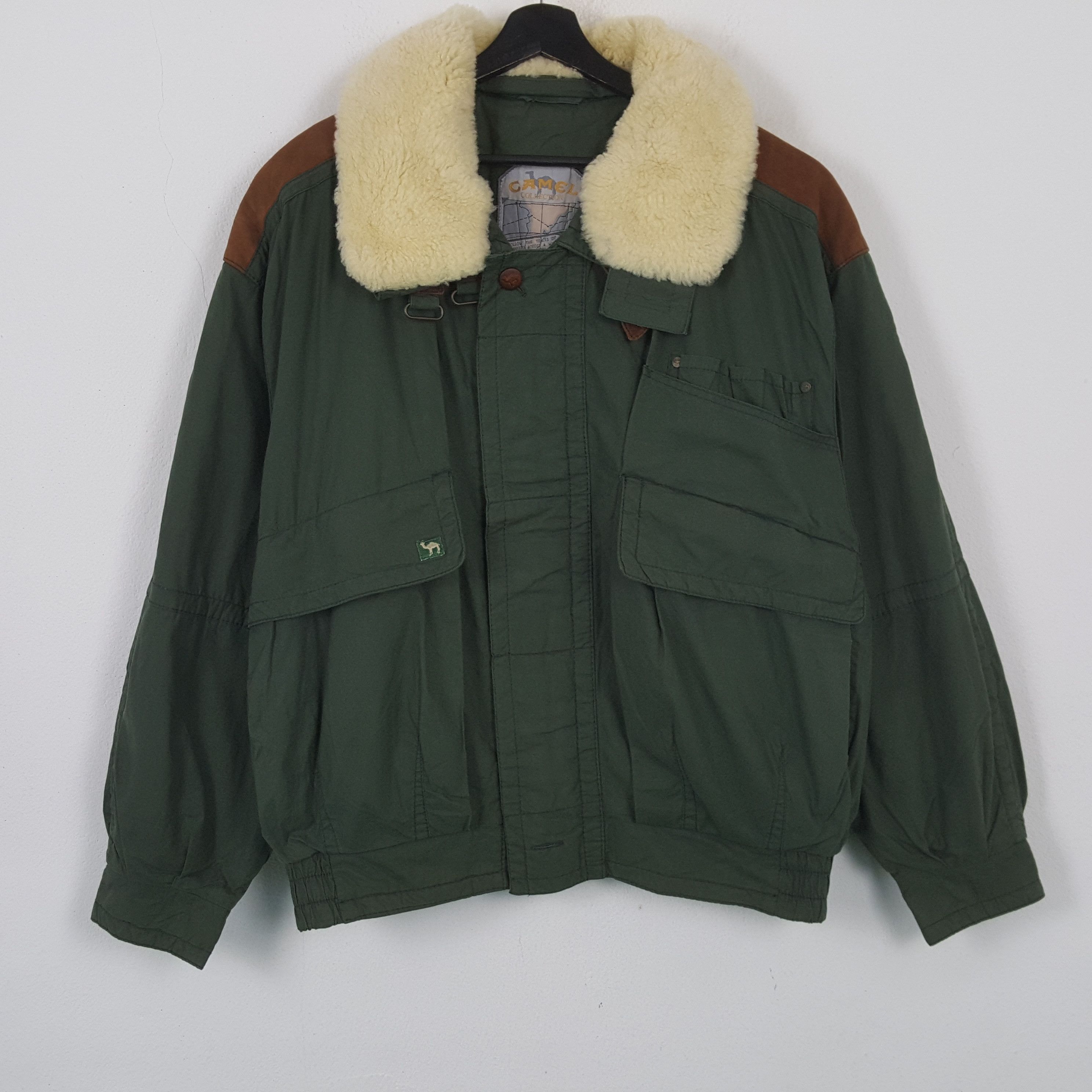 Camel Camel Winter Style Nice Design Jacket RR11 Size US XXL / EU 58 / 5 - 1 Thumbnail