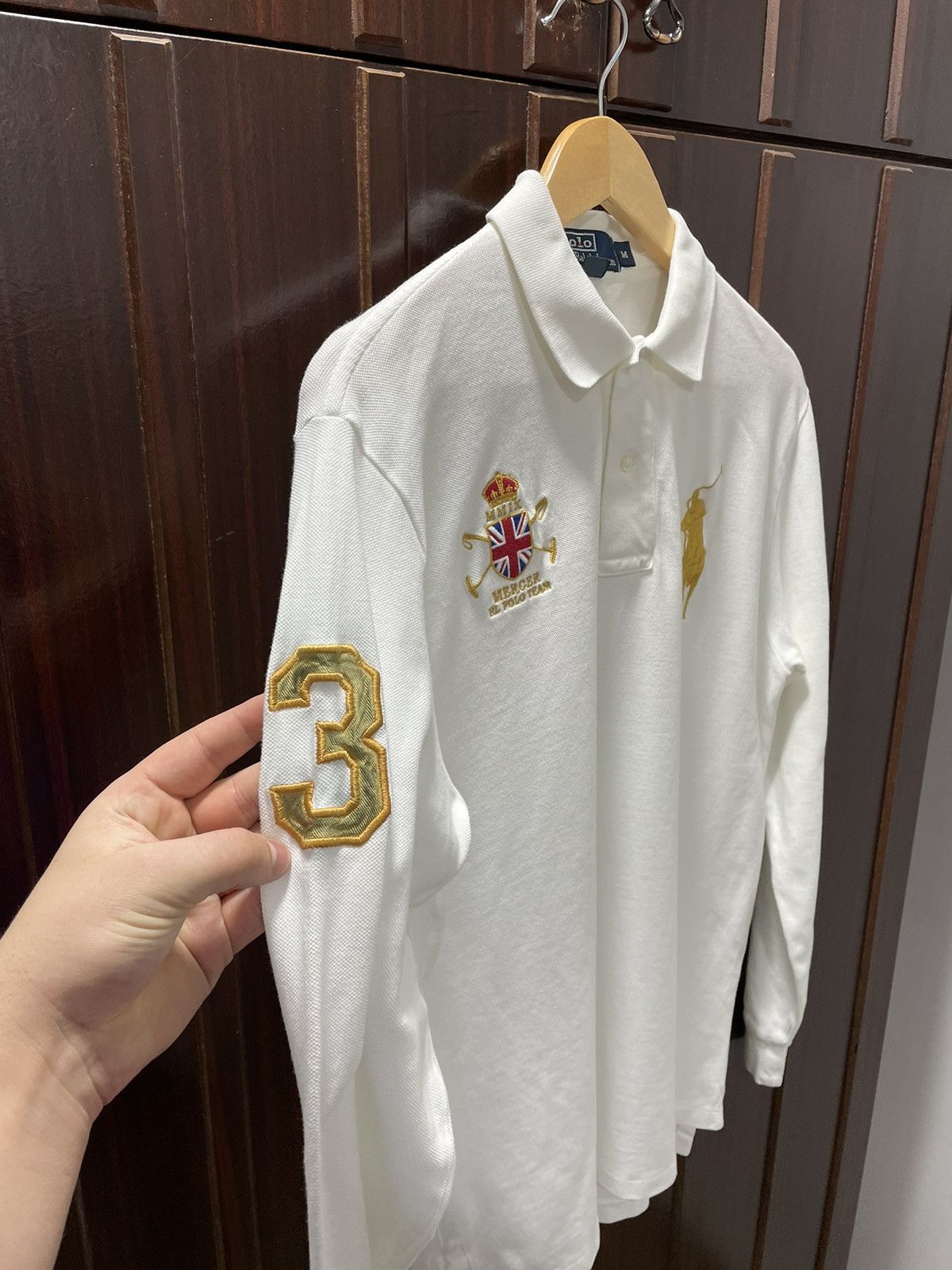 Polo Ralph Lauren Vintage Polo Ralph Lauren Mercer Club Polo Shirt Size US L / EU 52-54 / 3 - 5 Thumbnail