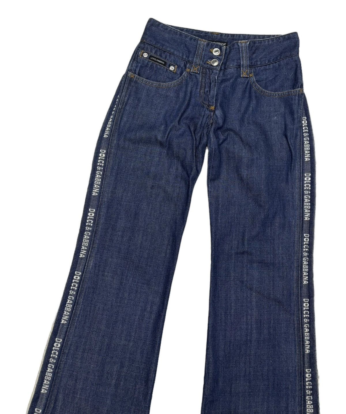 Dolce & Gabbana DOLCE & GABBANA SIDE LOGO DENIM JEANS Size 27" / US 4 / IT 40 - 5 Thumbnail