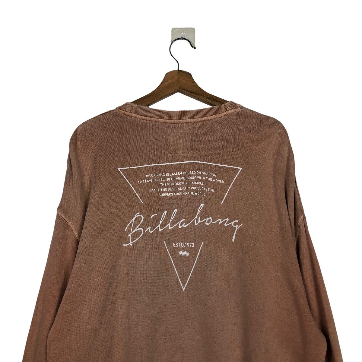 Billabong 📌Vintage Sweatshirt Jumper Billabong Big Logo Size US M / EU 48-50 / 2 - 10 Thumbnail