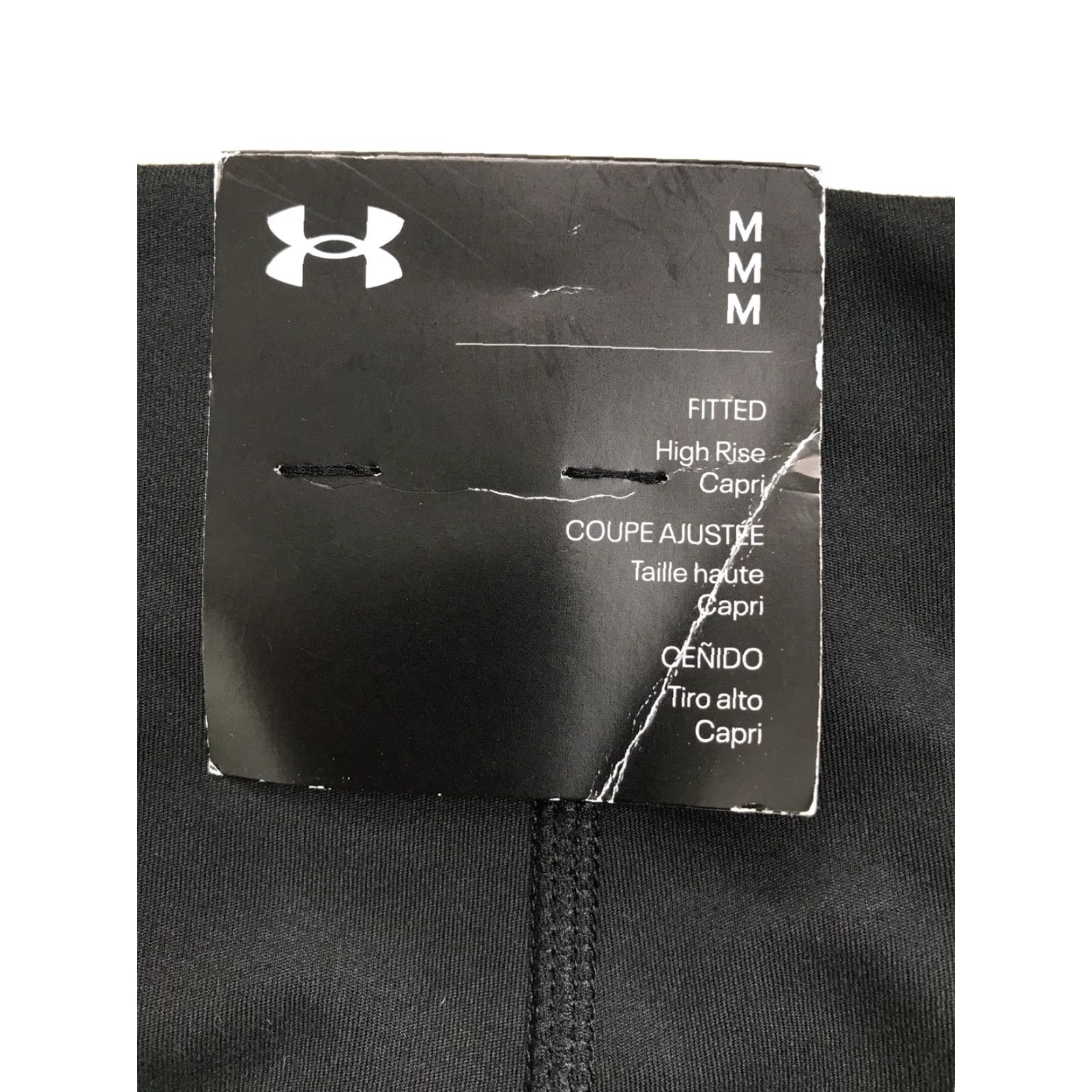 Under Armour Under Armour High Rise Capri Fitted Black Legging M Womens Capris, NdW? Size 32" / US 10 / IT 46 - 6 Thumbnail